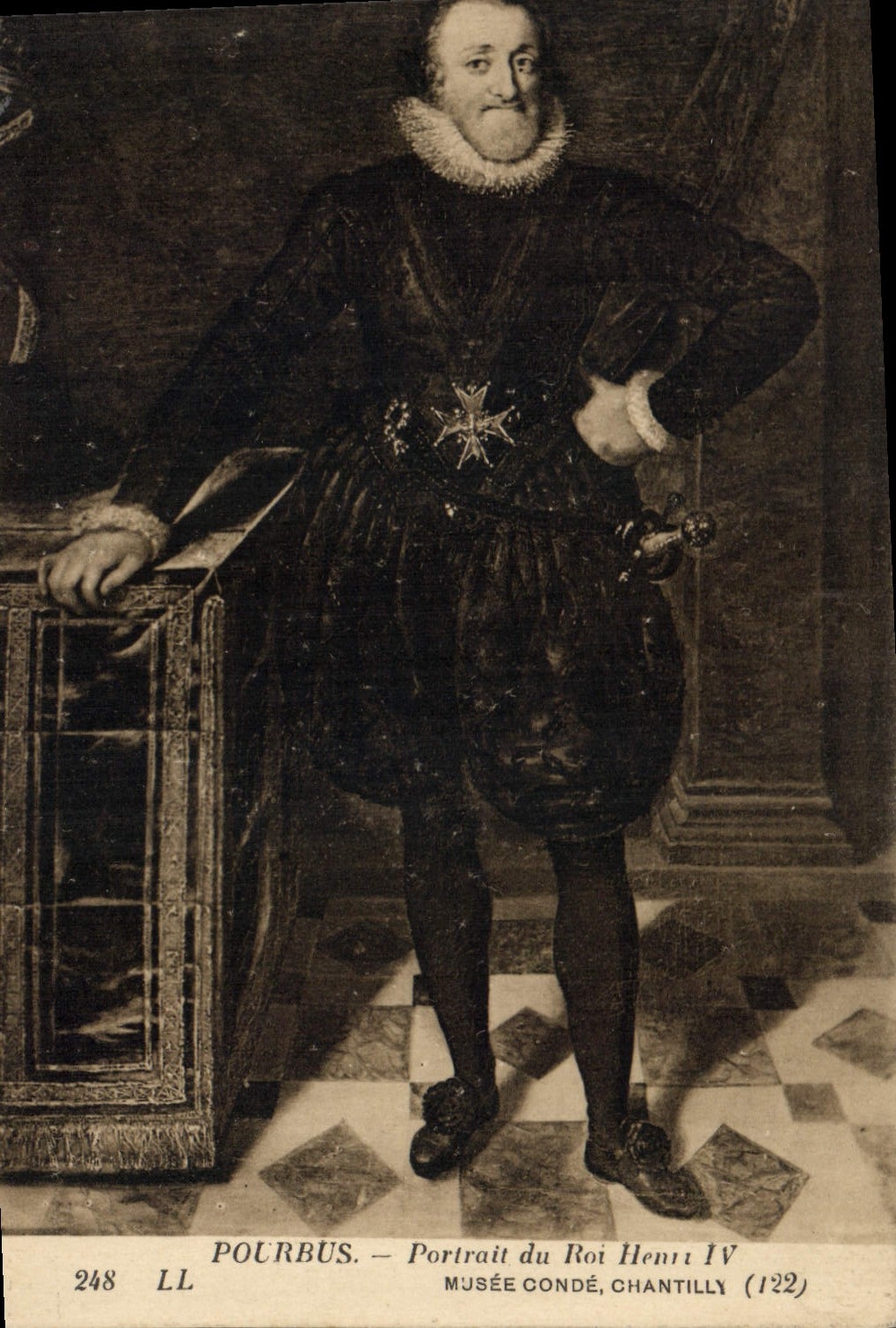 CPA Pourbus Portrait du Roi Henry IV Musee Conde Chantilly 