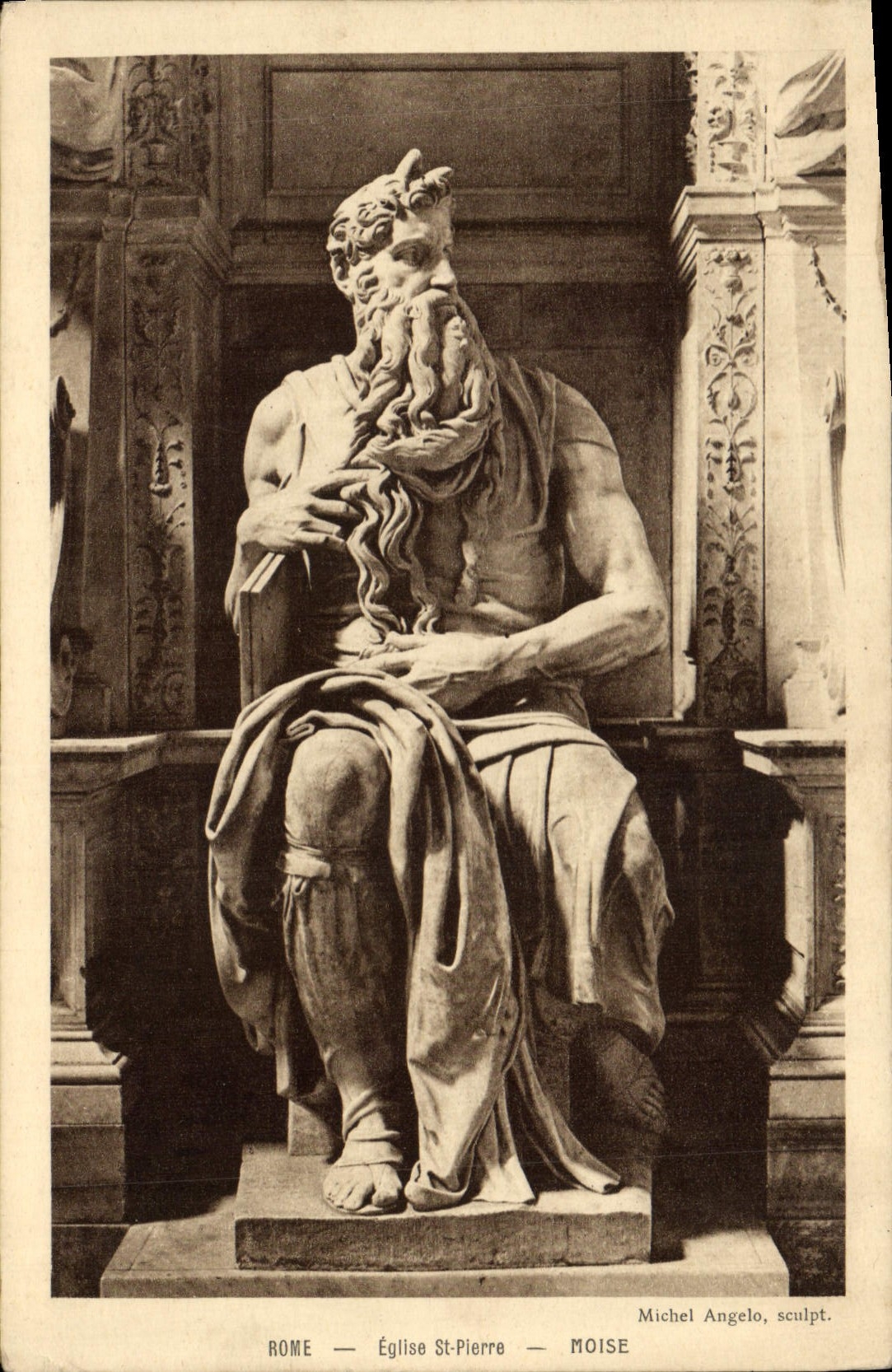 CPA Rome Eglise St Pierre Moise 