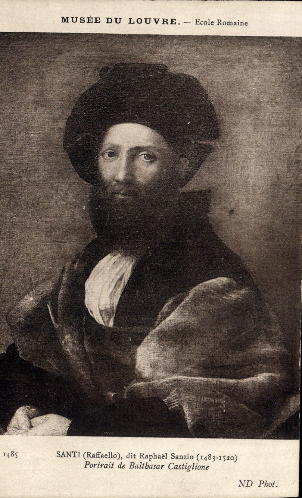 CPA Musee du Louvre Ecole Romaine Santi Raffaello dit Raphael Sanzio 