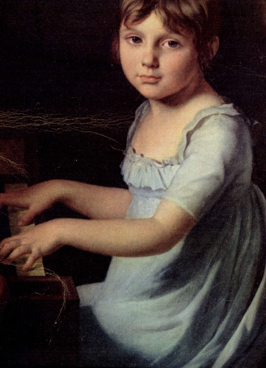 CPA Comite National de l'Enfance David Portrait de Famille detail Musee du Mans 