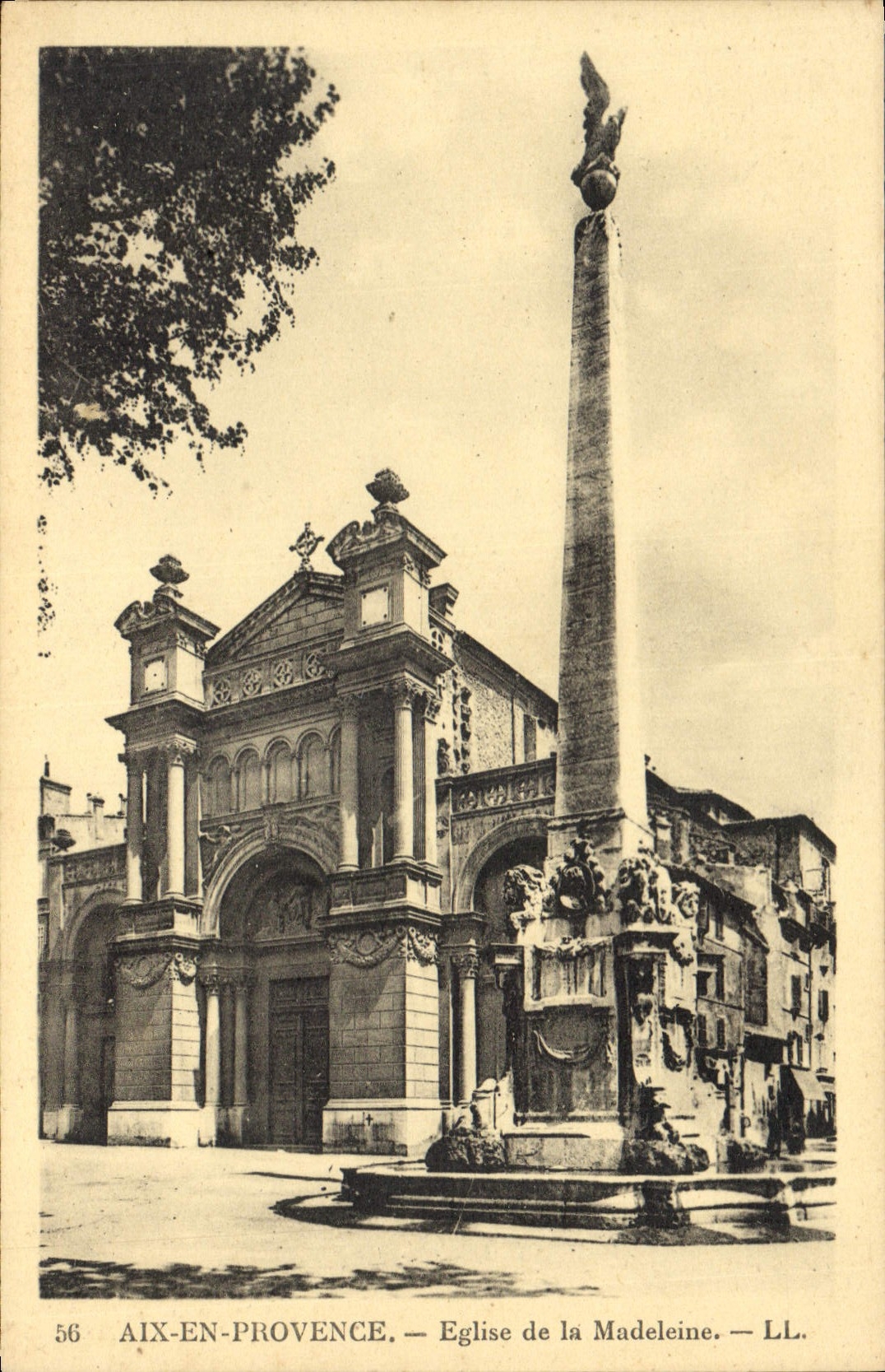 CPA Aix en Provence Eglise de la Madeleine 
