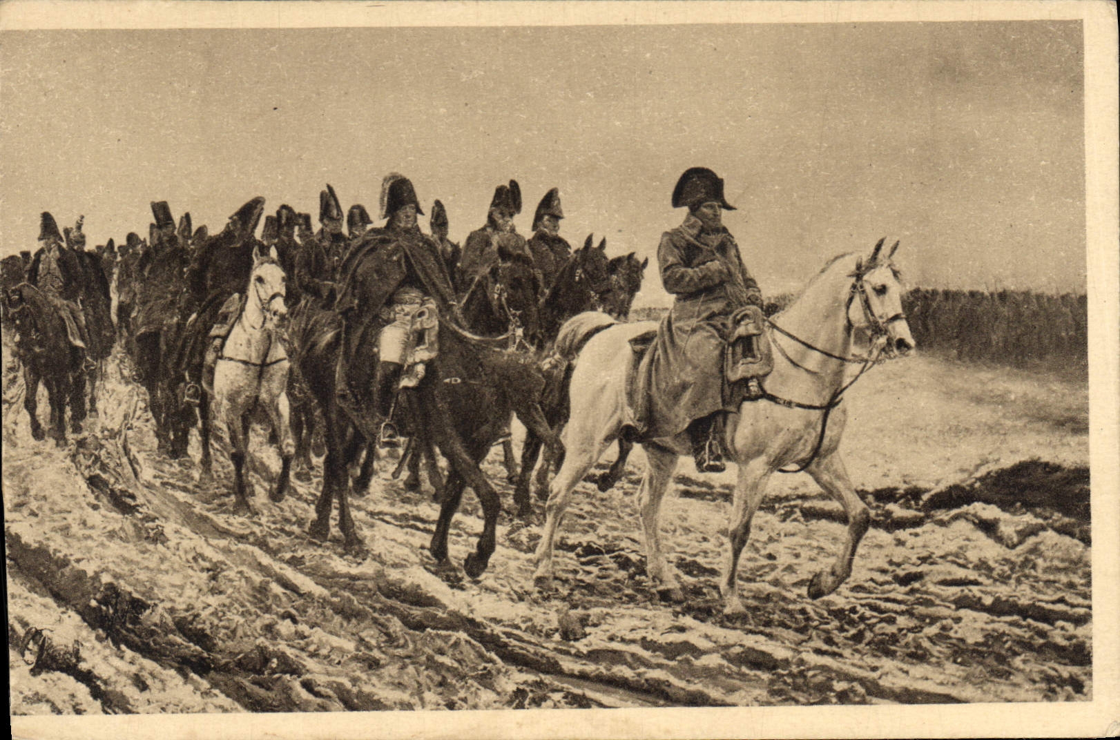 CPA Musee du Louvre Meissonier 1814 napoleon 1er