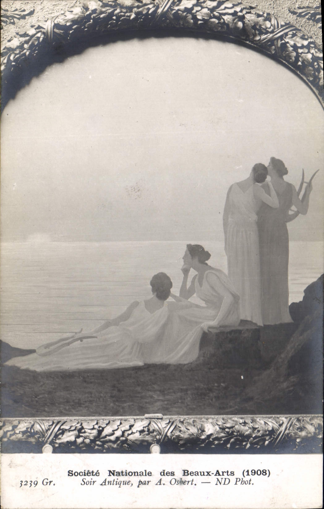 CPA Societe Nationale des Beaux Arts 1908 Soir antique Osbert