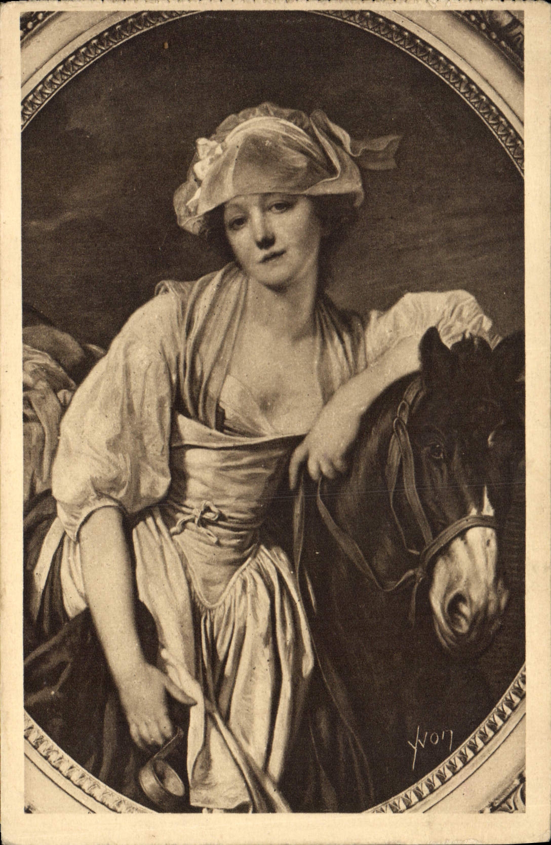 CPA Musee du Louvre Greuze La Laitiere 
