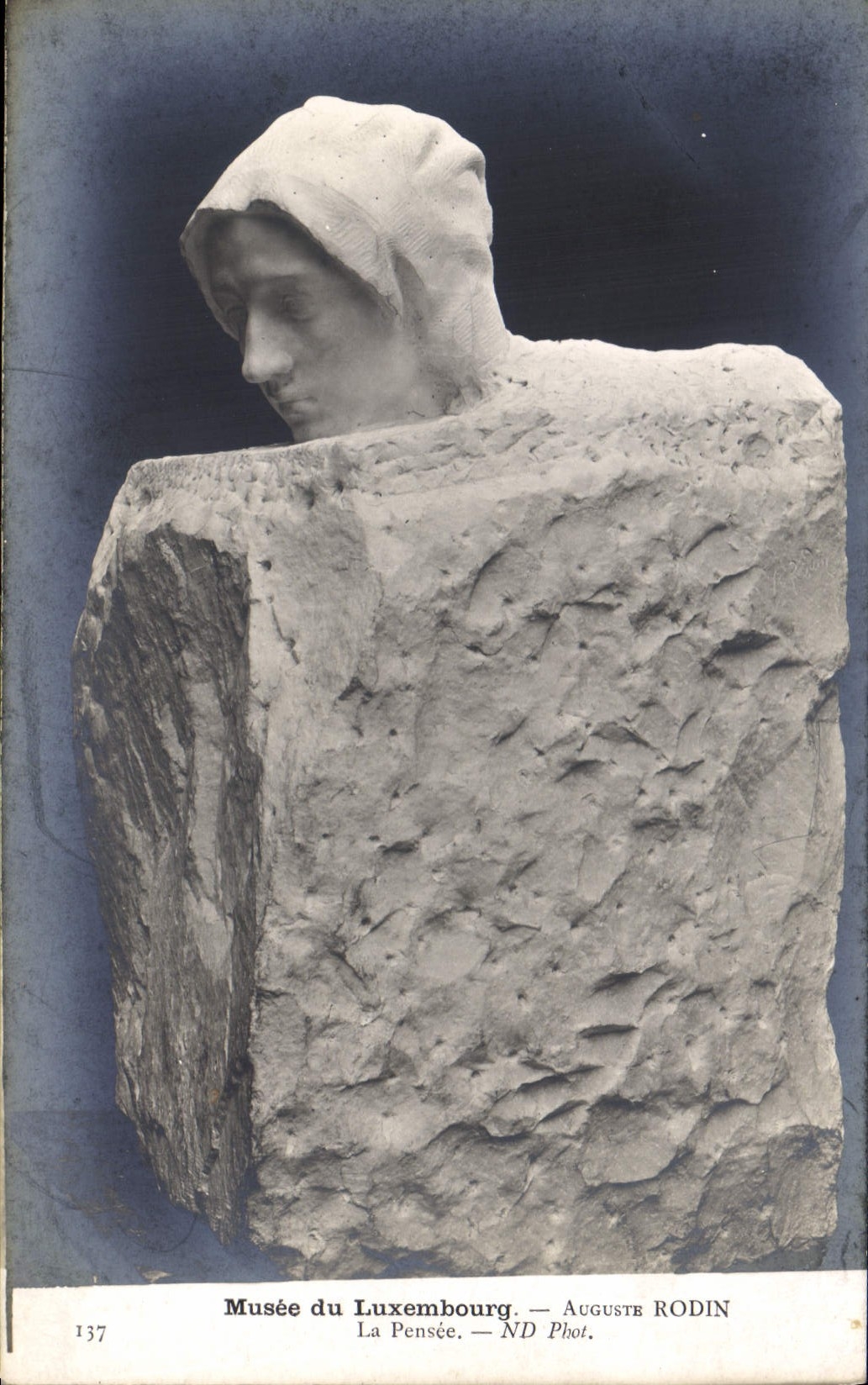 CPA Musee du Luxembourg Auguste Rodin la Pensee