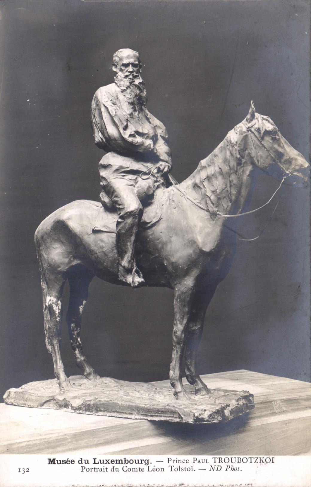 CPA Musee du Luxembourg Prince Paul Troubotzkoi Portrait du Comte Leon Tolstoi 