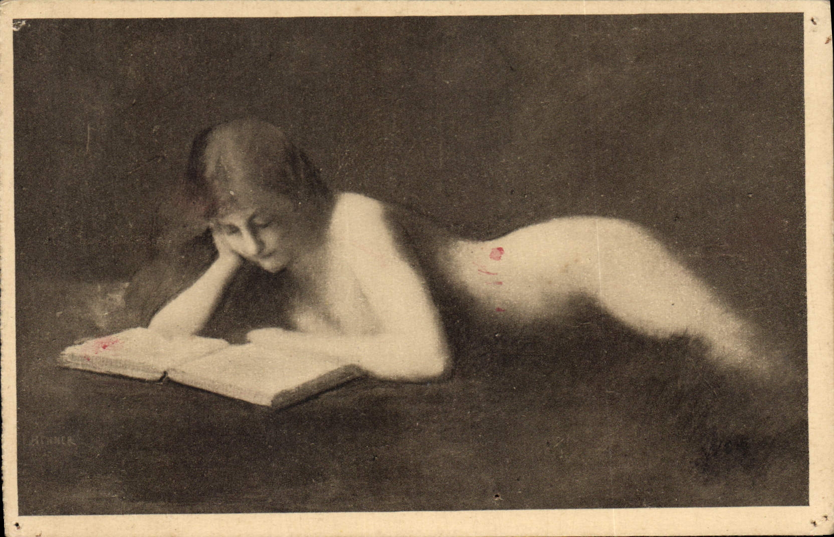 CPA Henner La Liseuse 