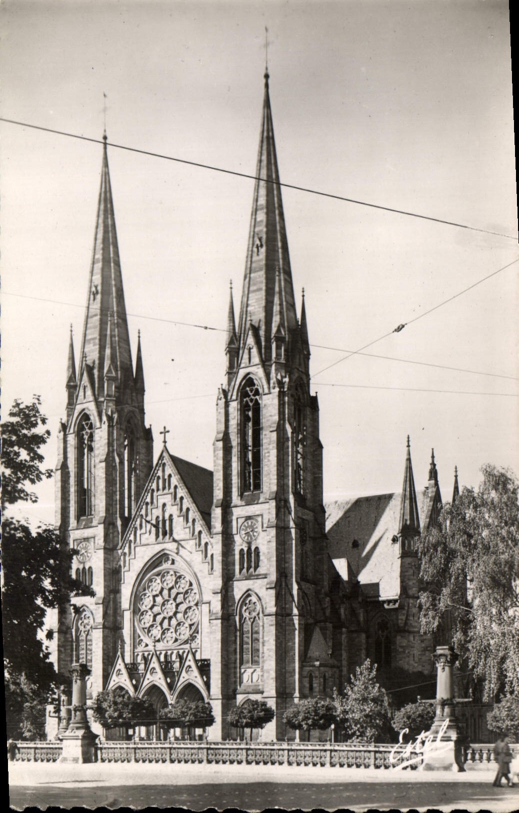 CPA Strasbourg Eglise Saint Paul 