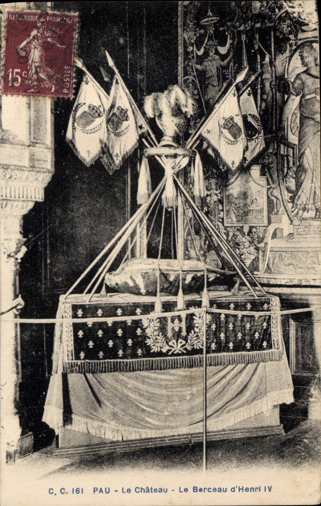 CPA Pau Le Chateau Le Berceau d'Henri IV 