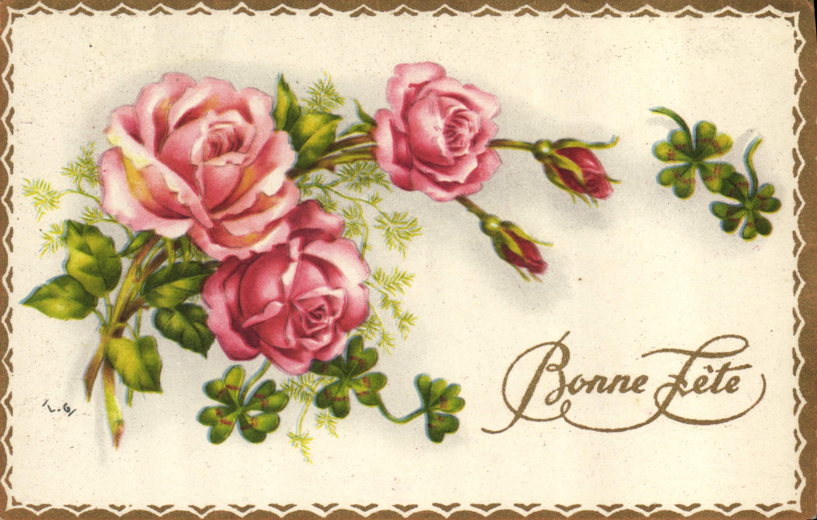 CPA Bonne Fete 