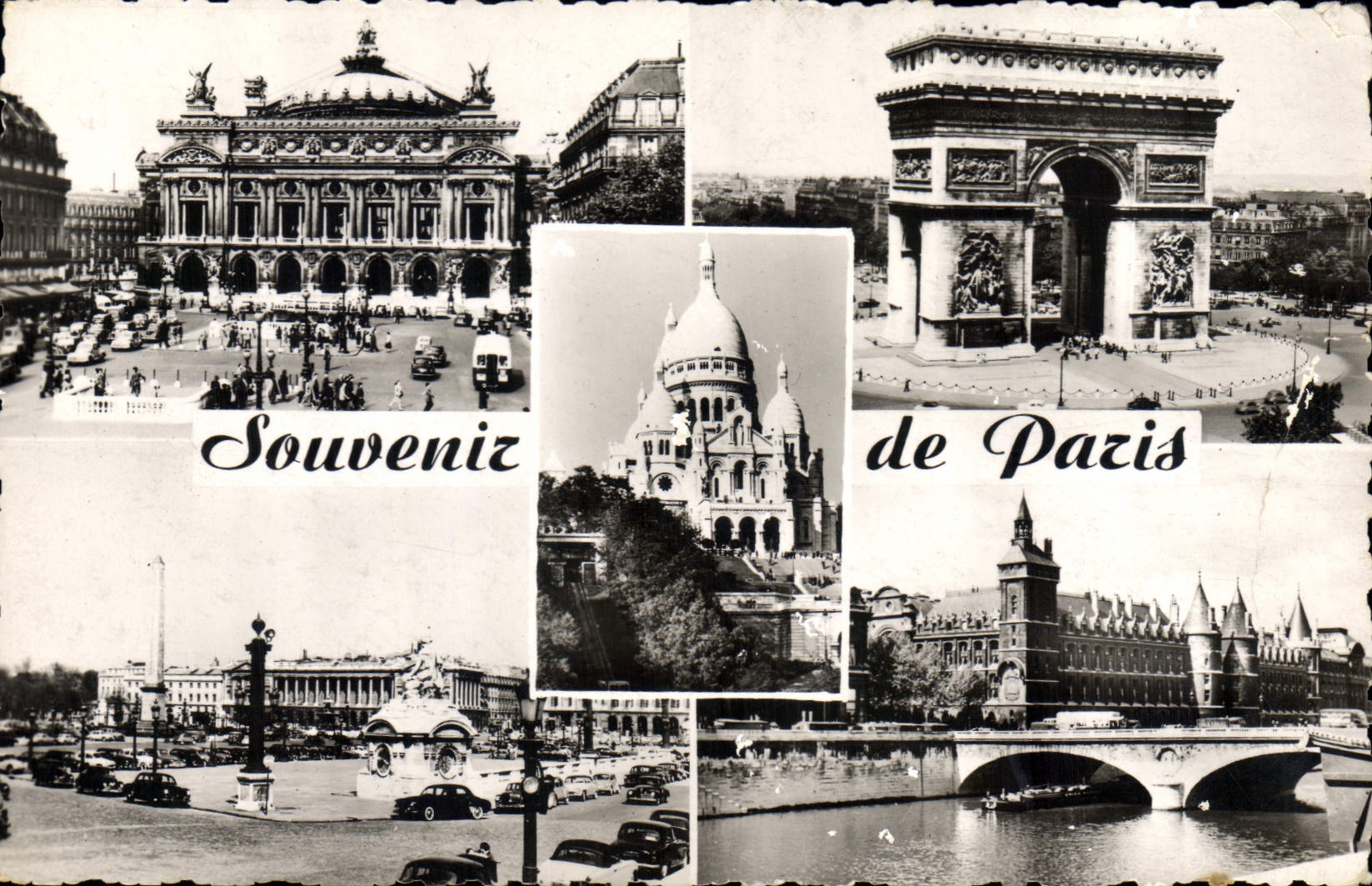 CPA Souvenir de Paris 