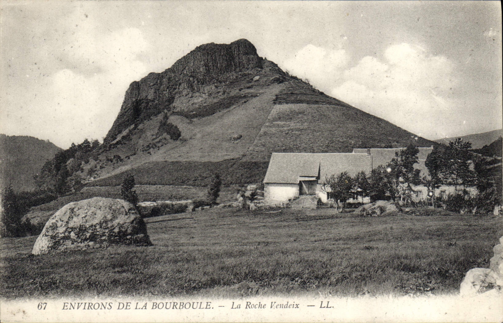 CPA Environs de la Bourboule La Roche Vendeix 