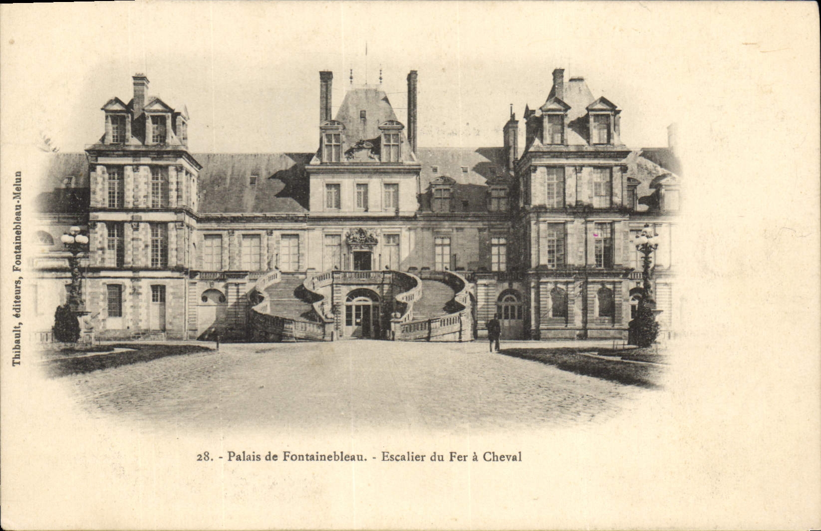CPA Palais de Fontainebleau Escalier du Fer a Cheval 