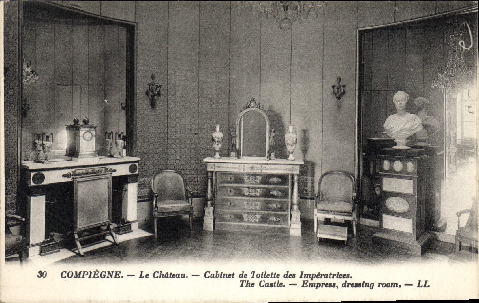 CPA Compiegne Le Chateau Cabinet de Toilette des Imperatrices 