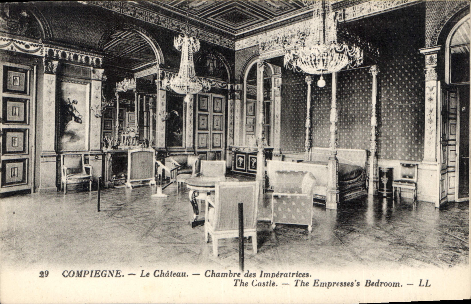 CPA Compiegne Le Chateau Chambre des Imperatrices 