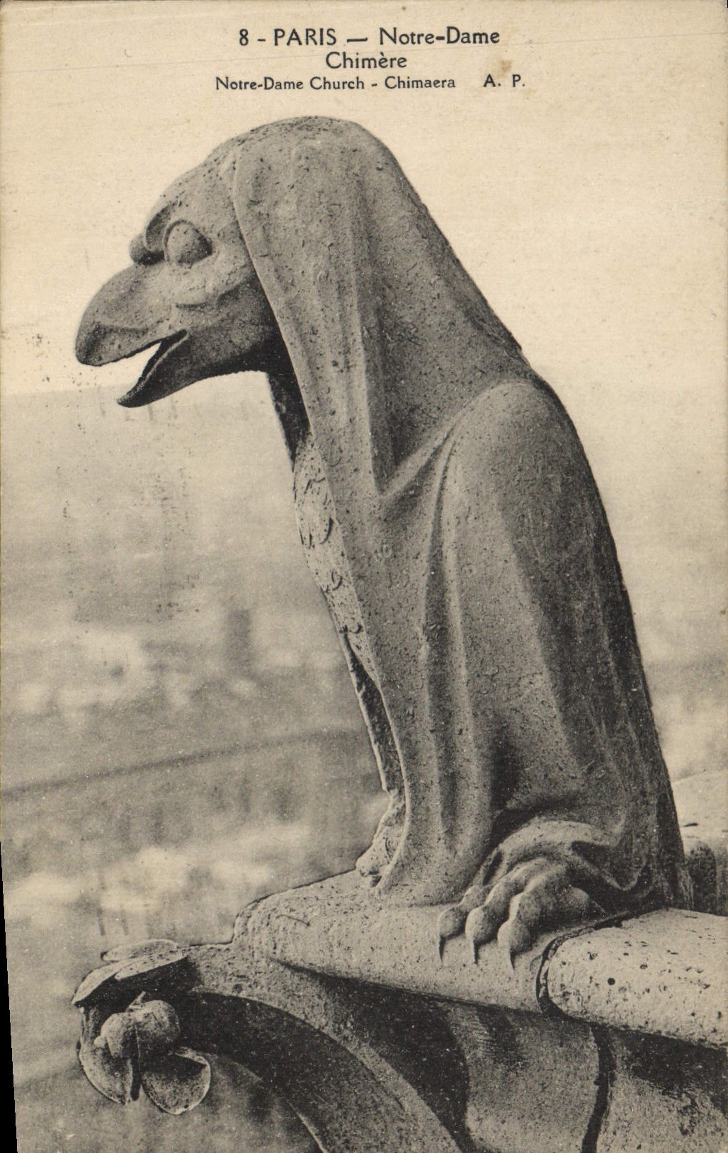 CPA Paris Notre Dame Chimere 