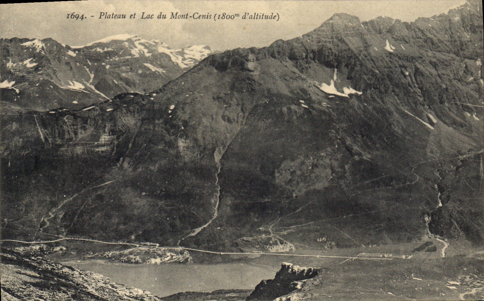 CPA Plateau et Lac du Mont Cenis 