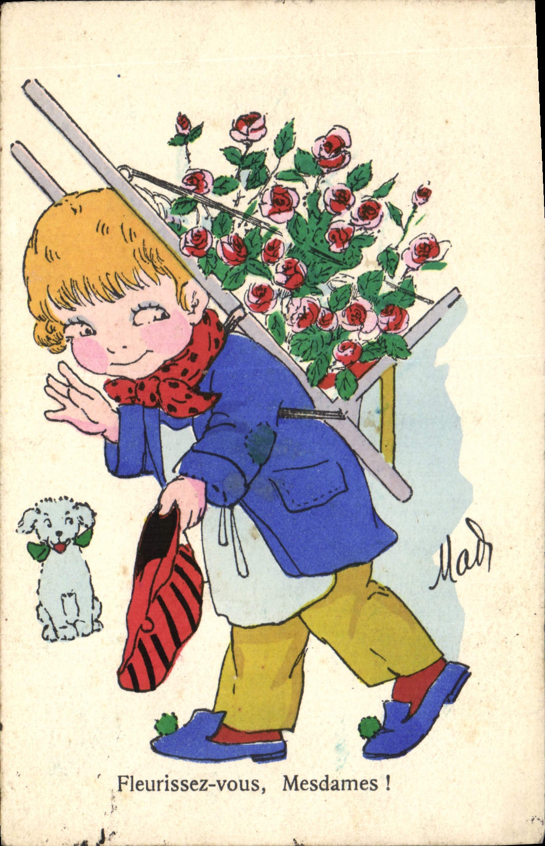 CPA Fleurissez Vous Mesdames 