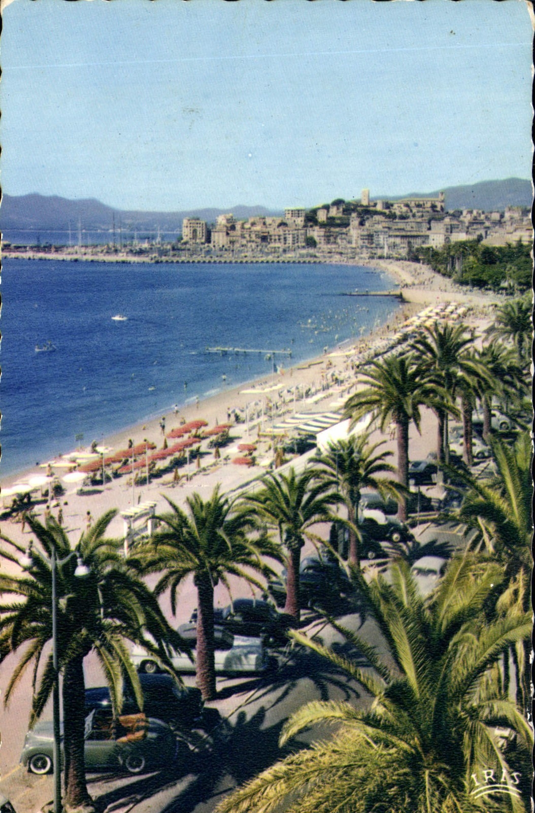 CPA Reflets de la Cote d'Azur Cannes Alpes Maritimes vue panoramique sur la Croisette