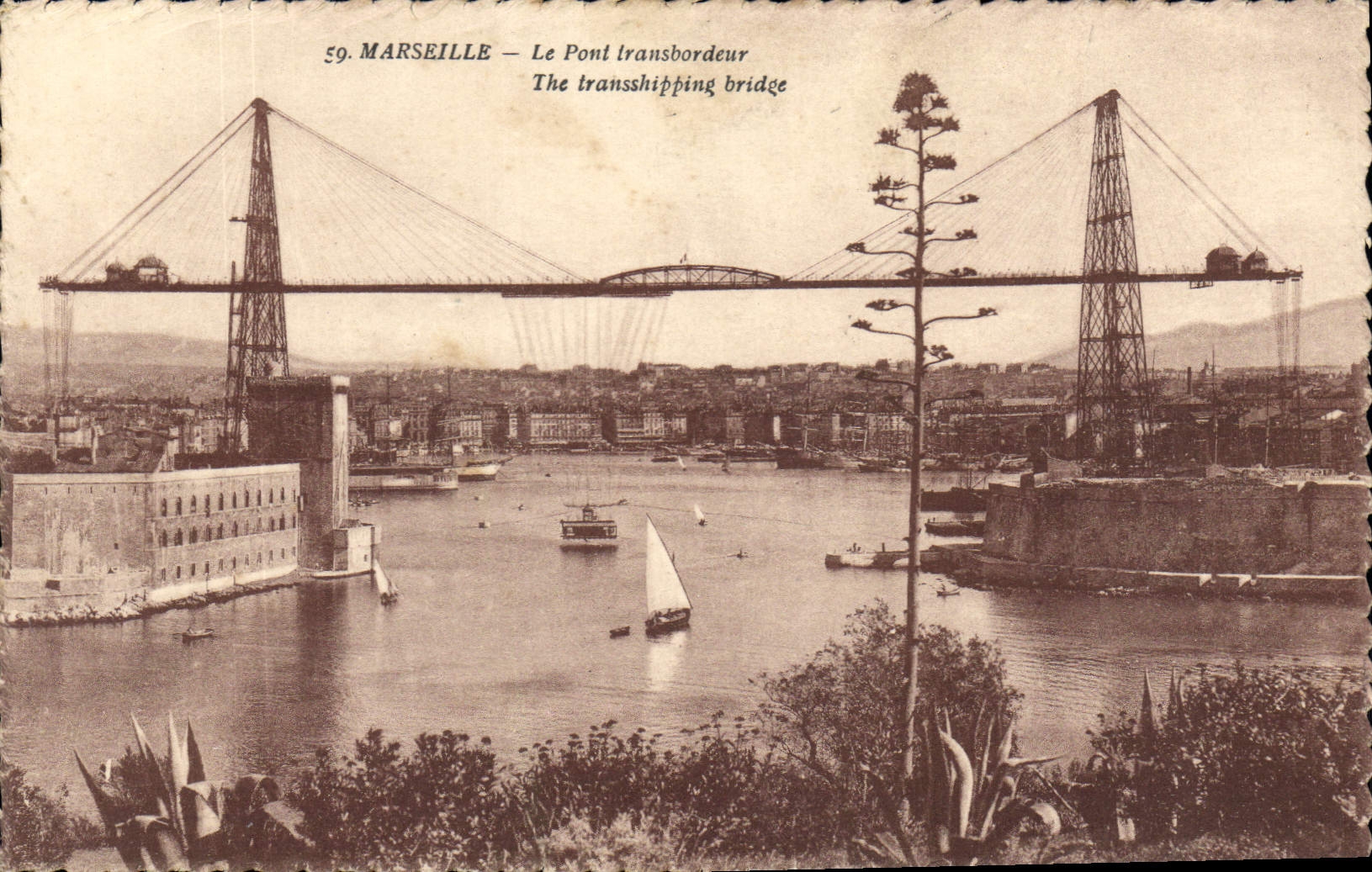 CPA Marseille le Pont Transbordeur