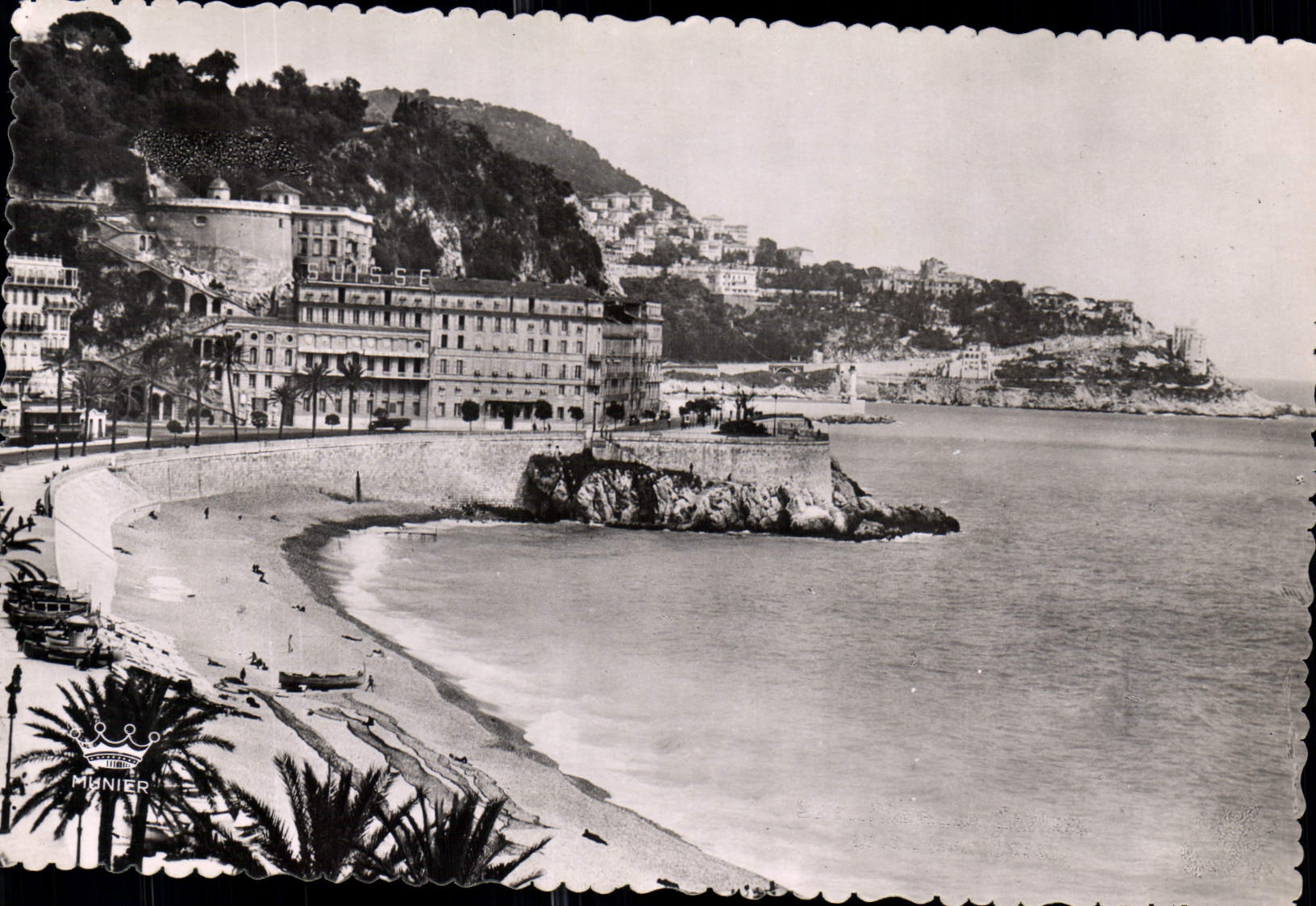 CPA Nice le Chateau et le Mont Boron 