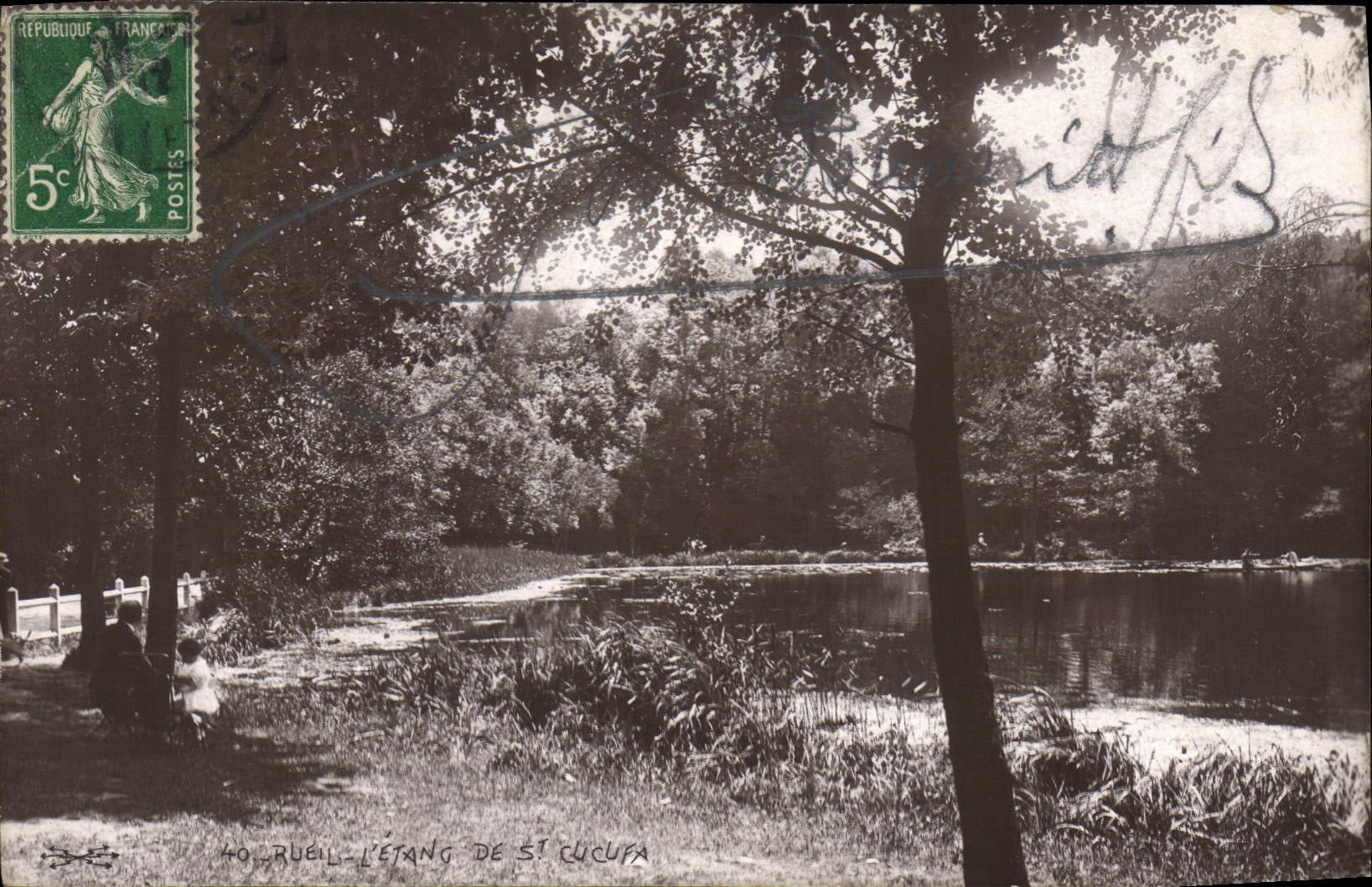 CPA Rueil l'Etang de St Cucufa 