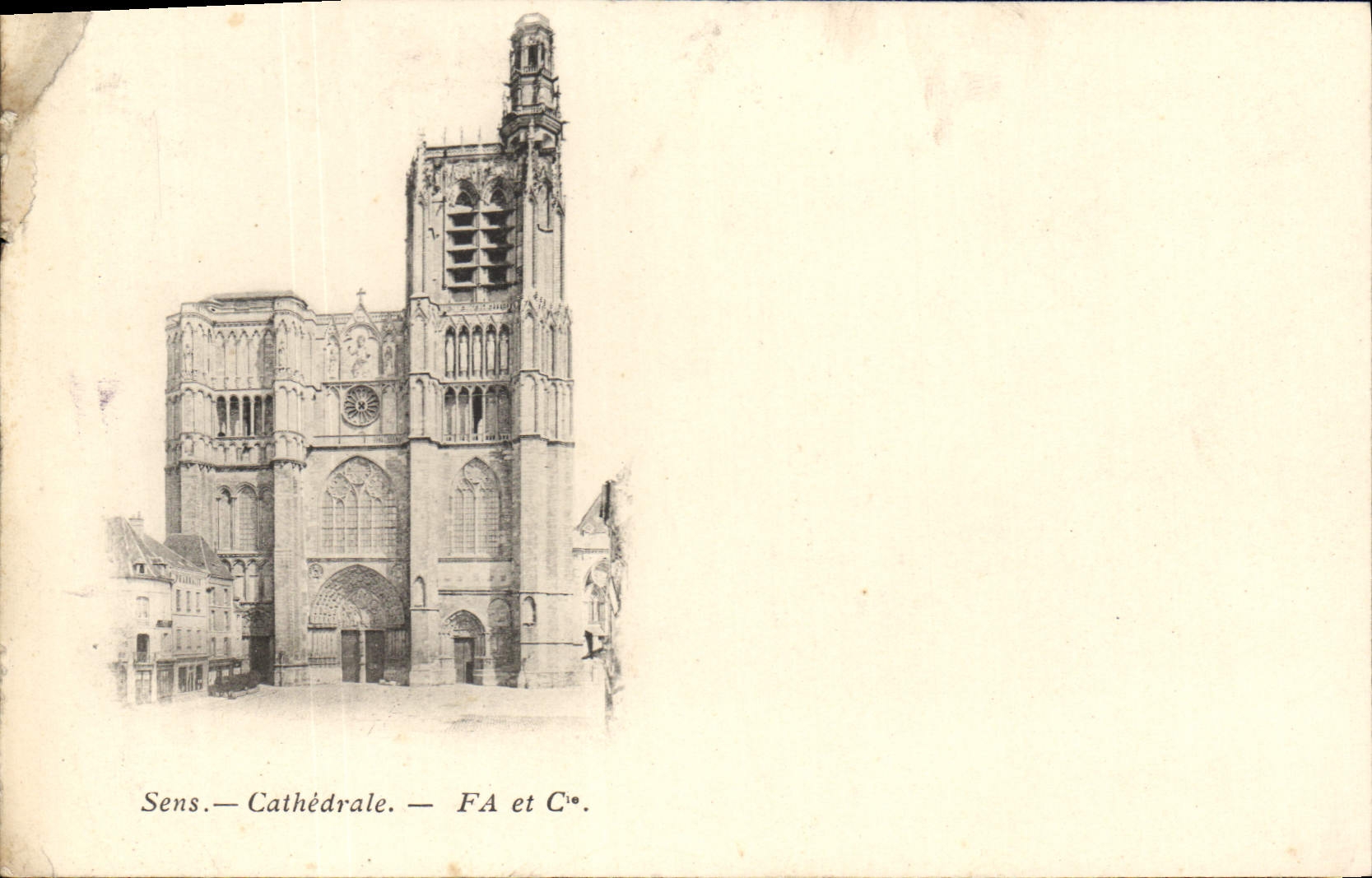 CPA Sens Cathedrale 