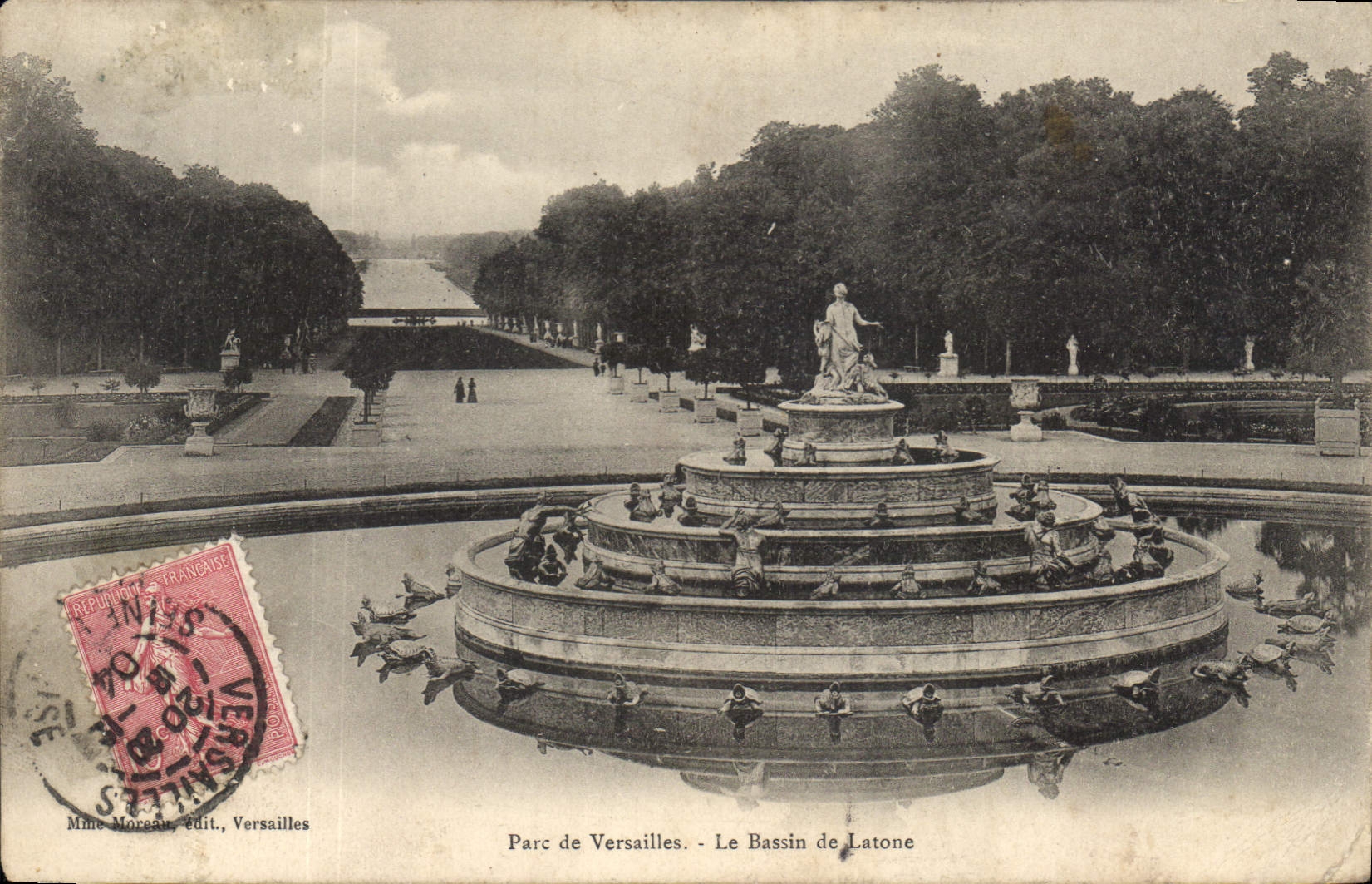 CPA Parc de Versailles le Bassin de Latone 