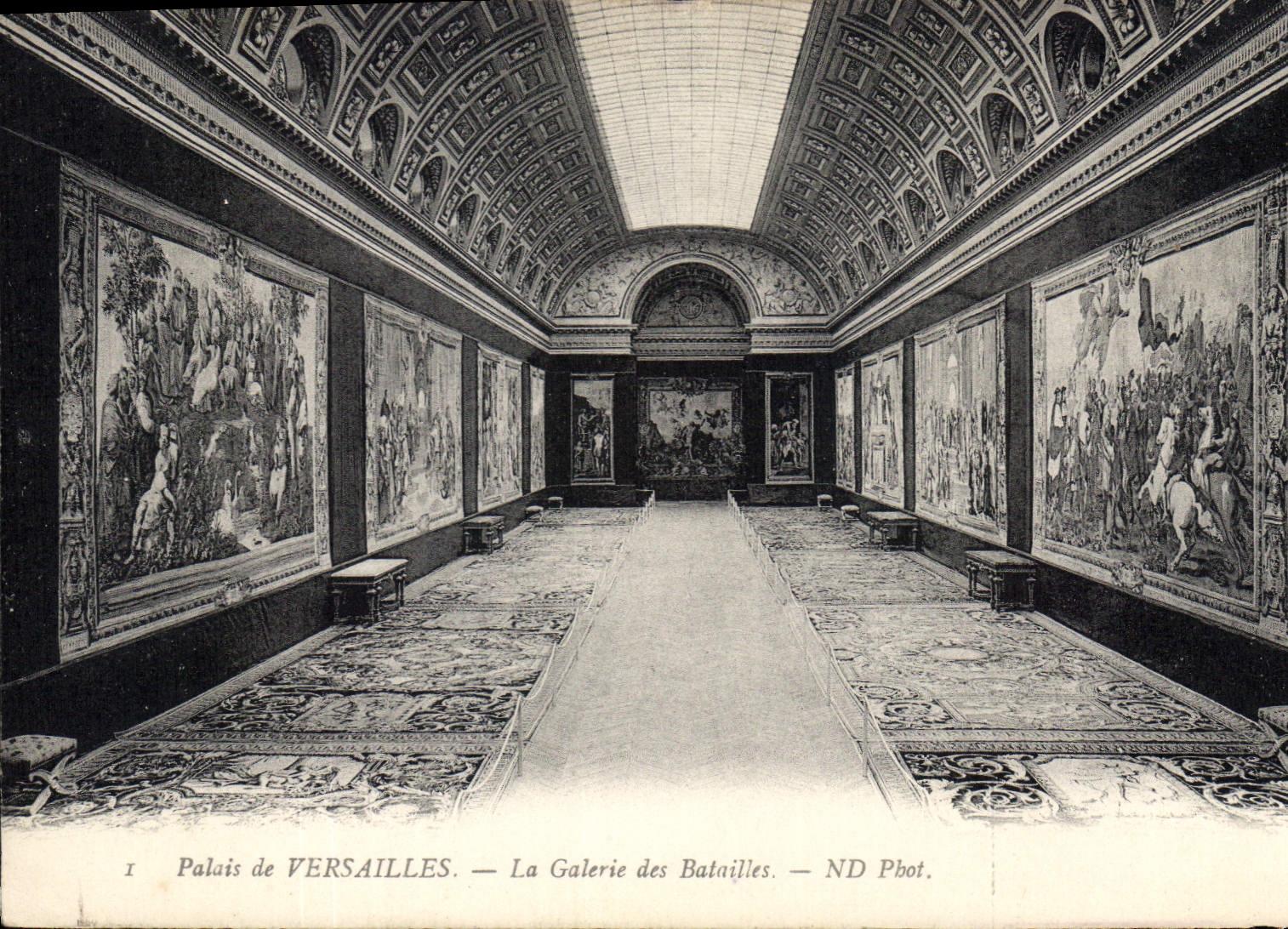 CPA Palais de Versailles la Galerie des Batailles 