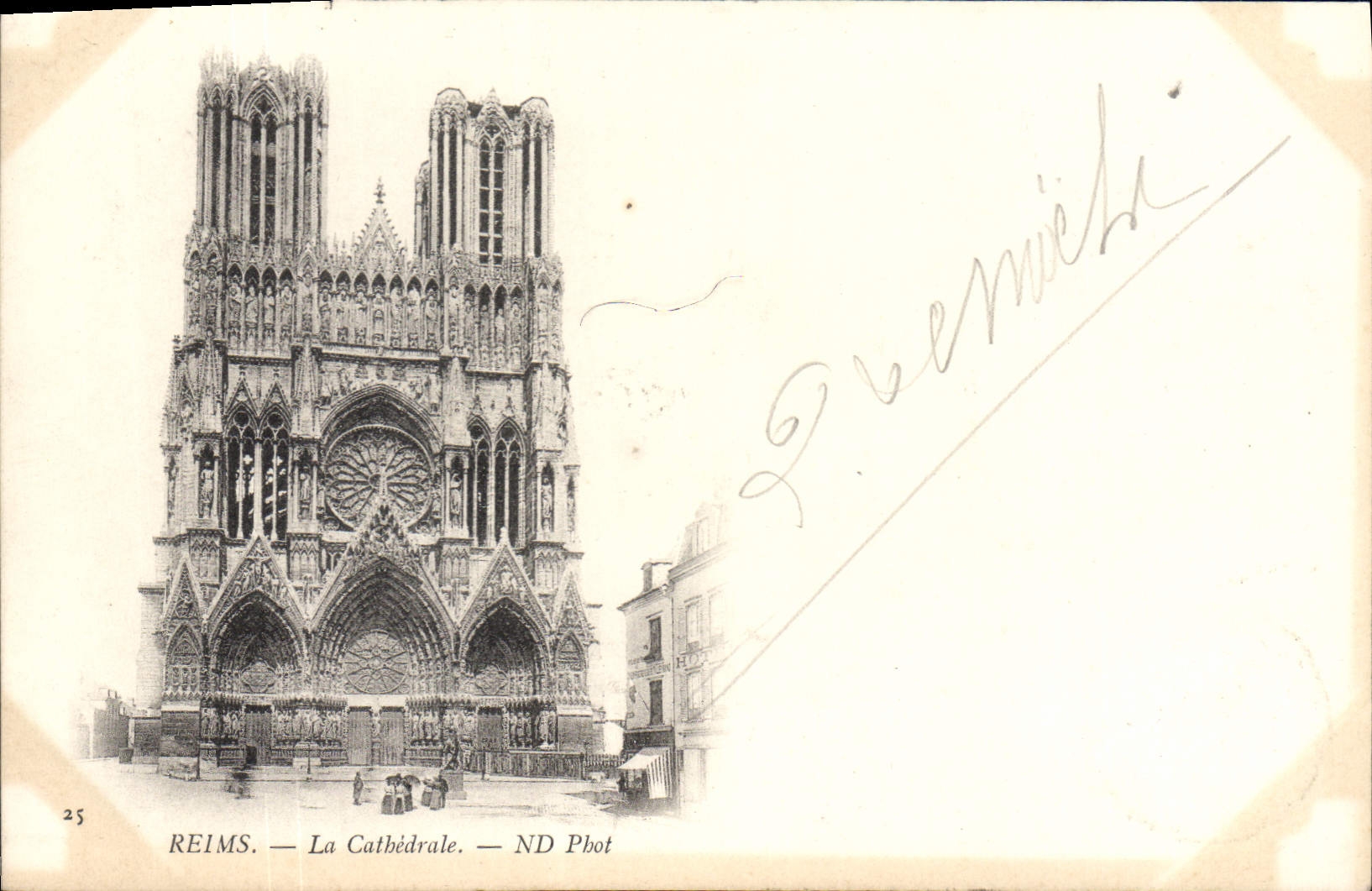 CPA Reims la Cathedrale 