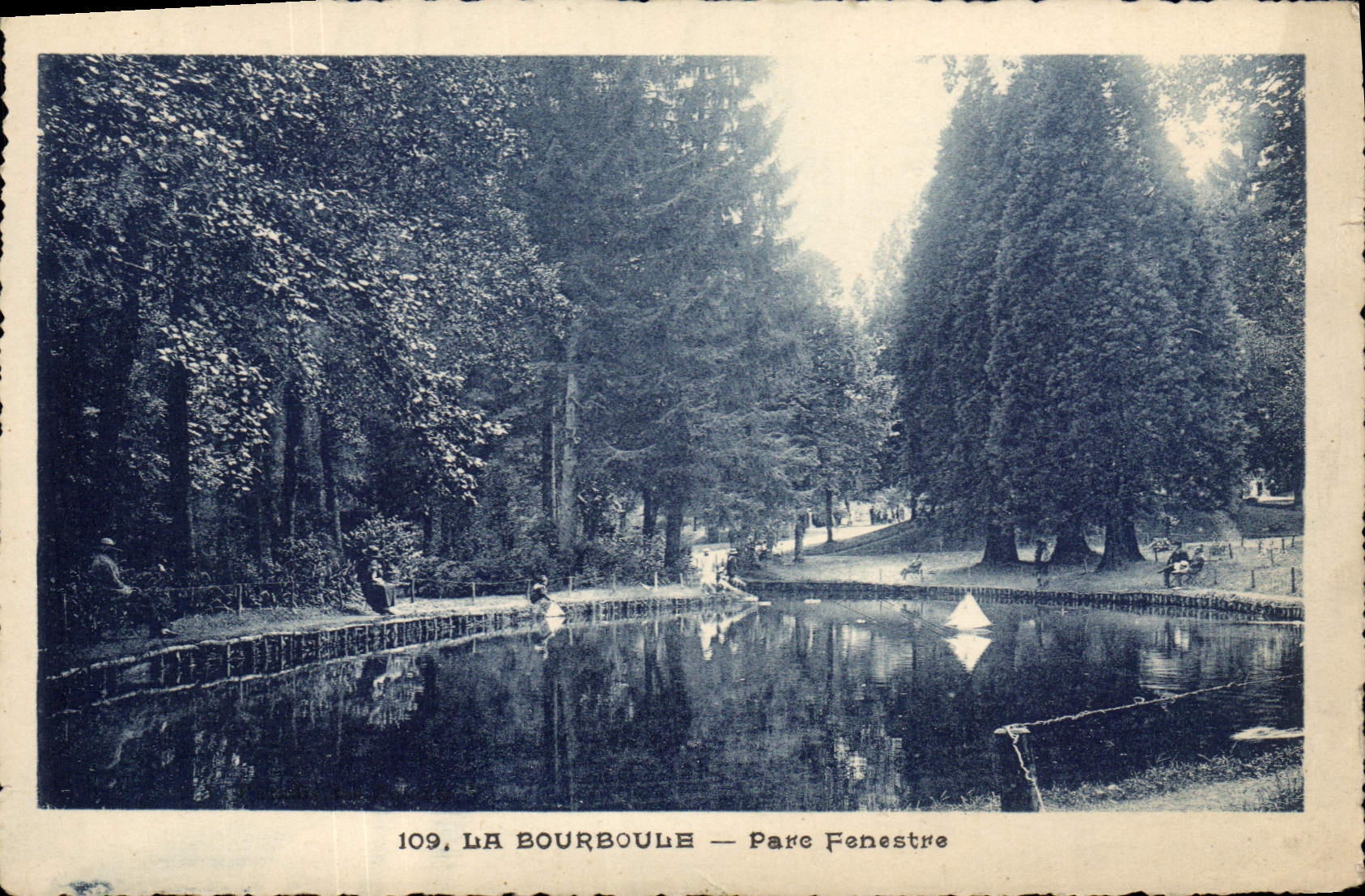 CPA La Bourboule Parc Fenestre 