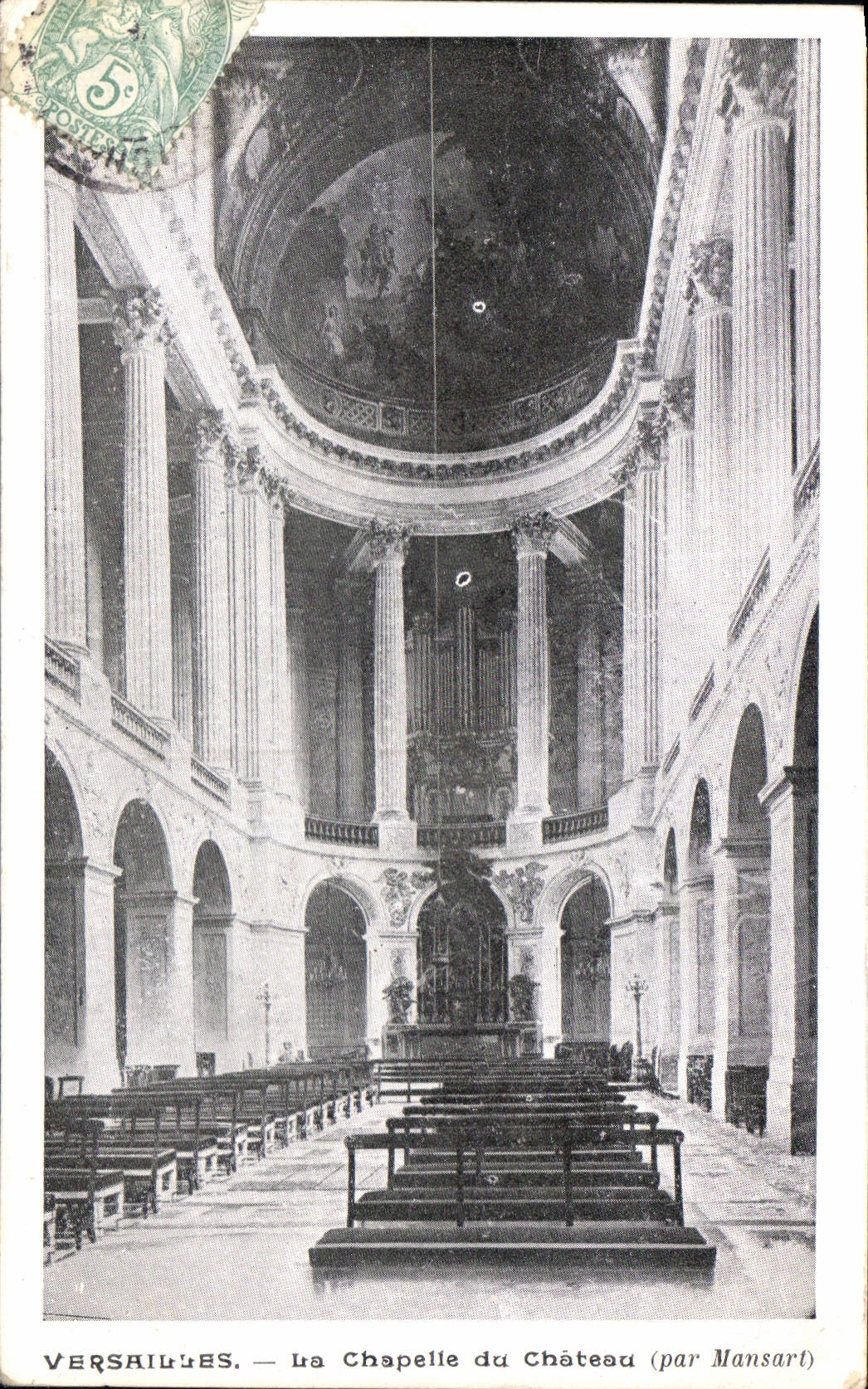 CPA Versailles la Chapelle du Chateau par Mansart Orgue