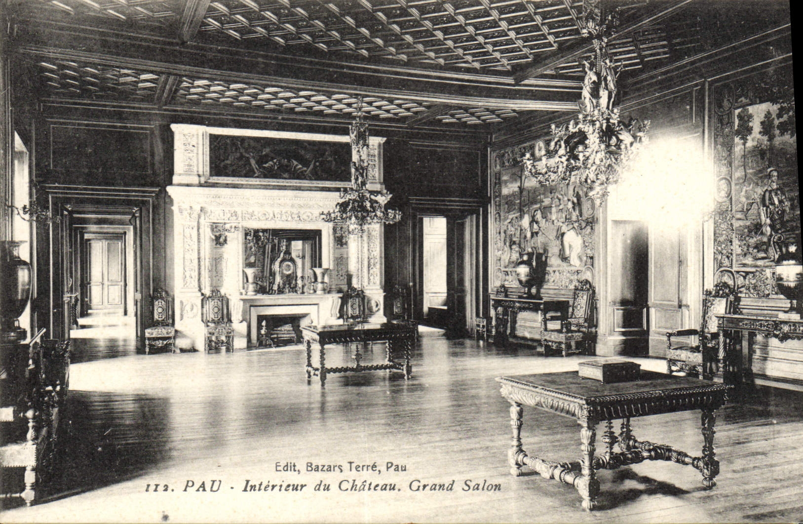 CPA Pau Interieur du Chateau Grand Salon 