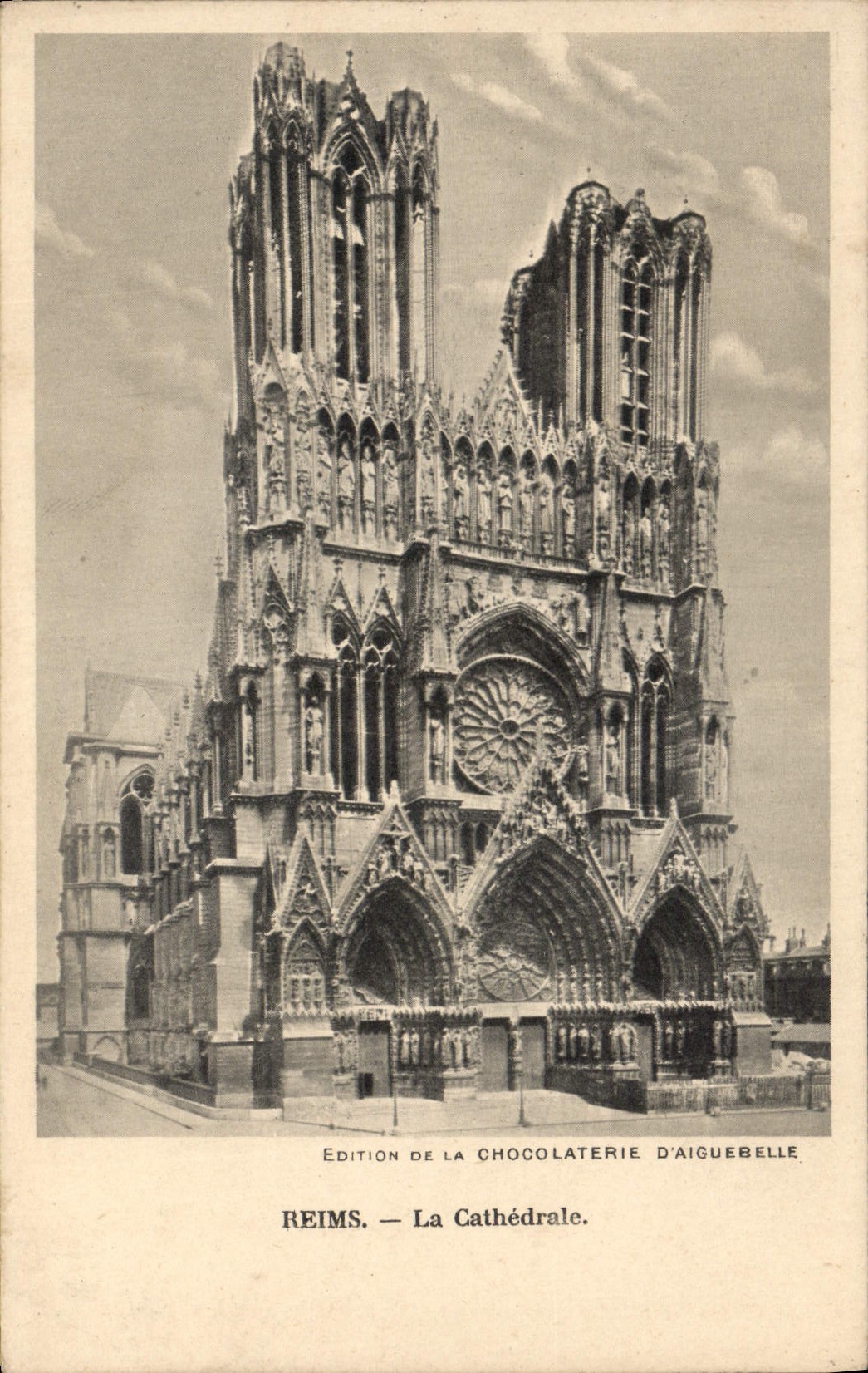 CPA Reims la Cathedrale 