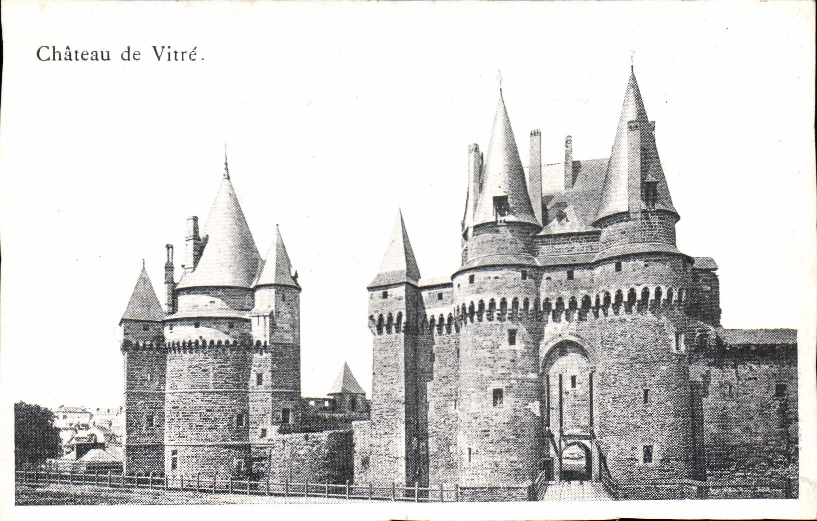 CPA Chateau de Vitre 