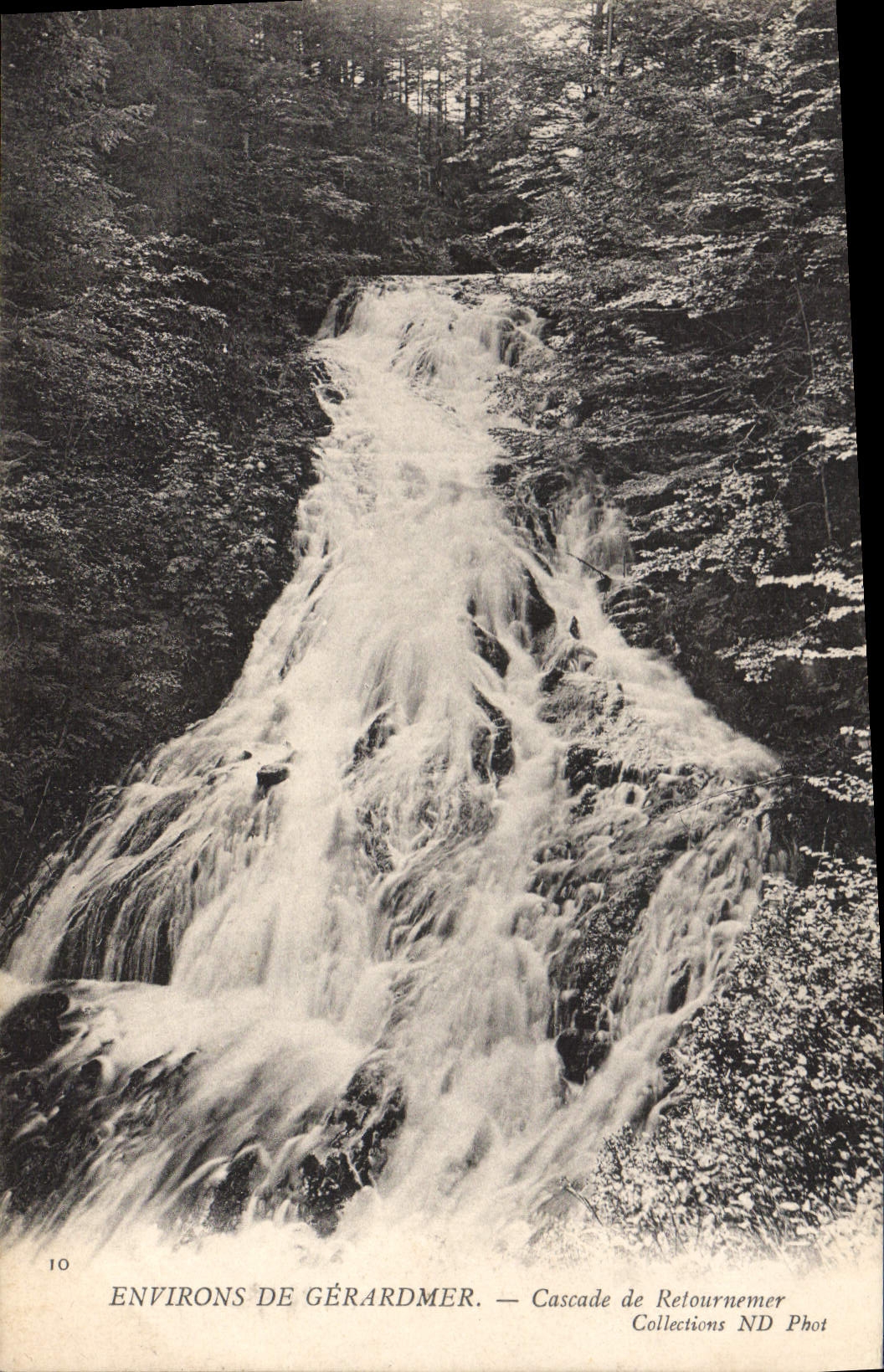 CPA Environs de Gerardmer Cascade de Relournemer 