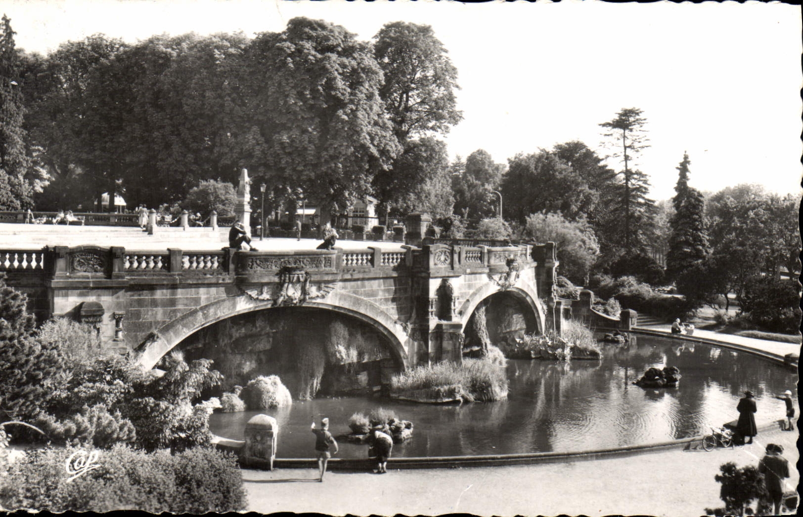 CPA Metz Fontaine de l'Esplanade 