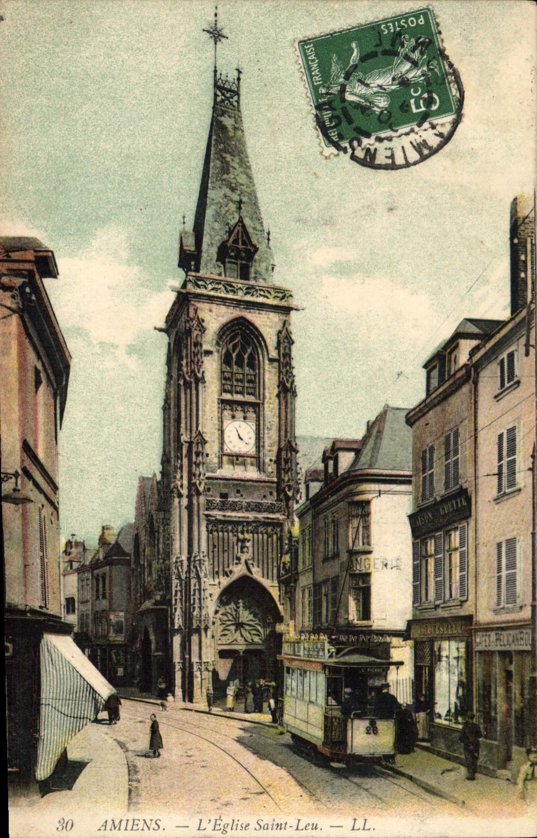 CPA Amiens L'Eglise Saint Leu 