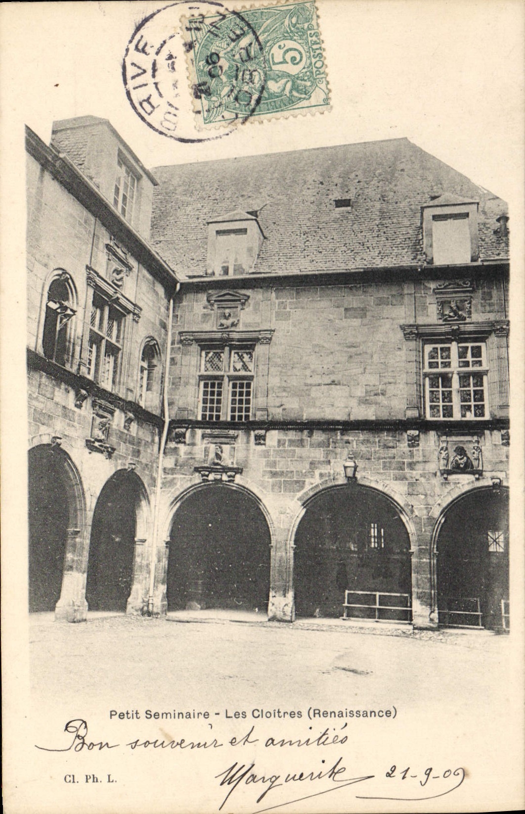 CPA Petit Seminaire Les Cloitres Renaissance