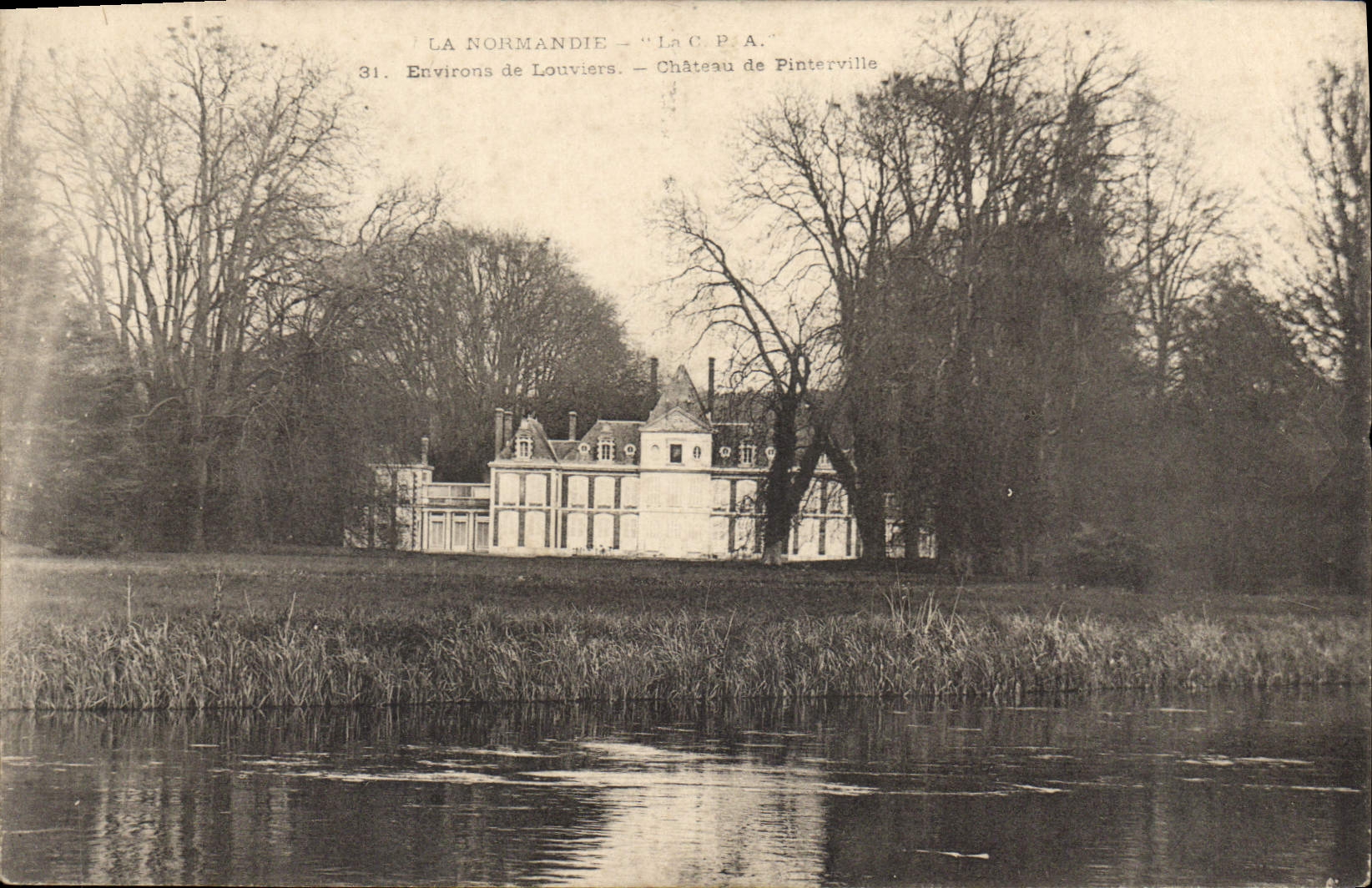 CPA La Normandie Environs de Louviers Chateau de Pinterville 