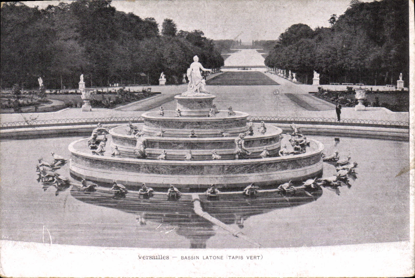 CPA Versailles Bassin latone Tapis Vert 
