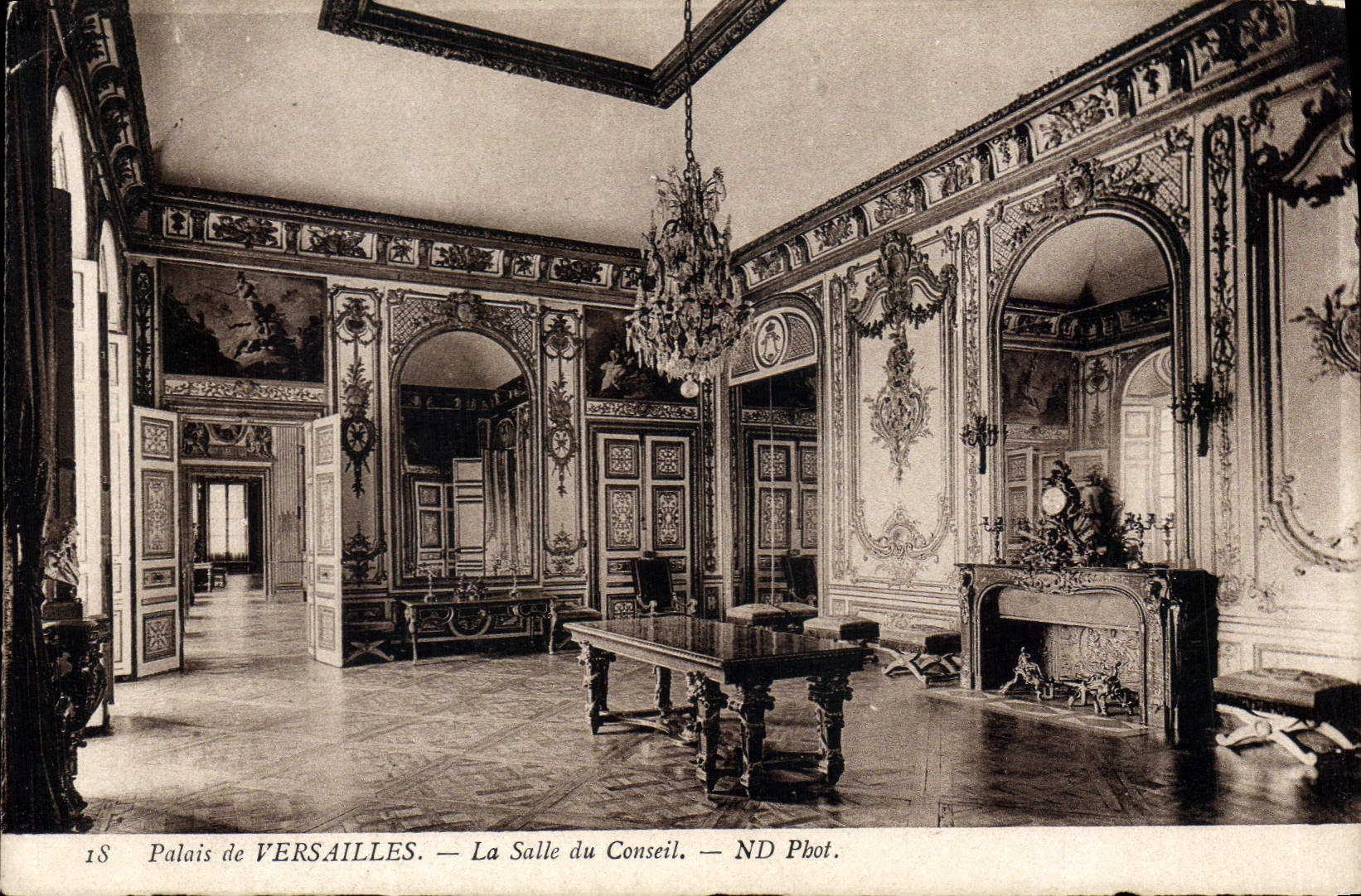 CPA Palais de Versailles La Salle du Conseil 