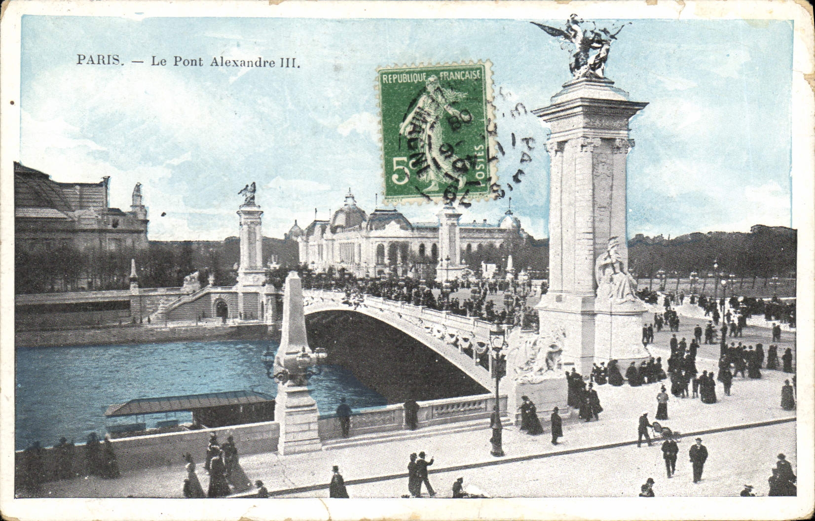 CPA Paris Le Pont Alexandre III 