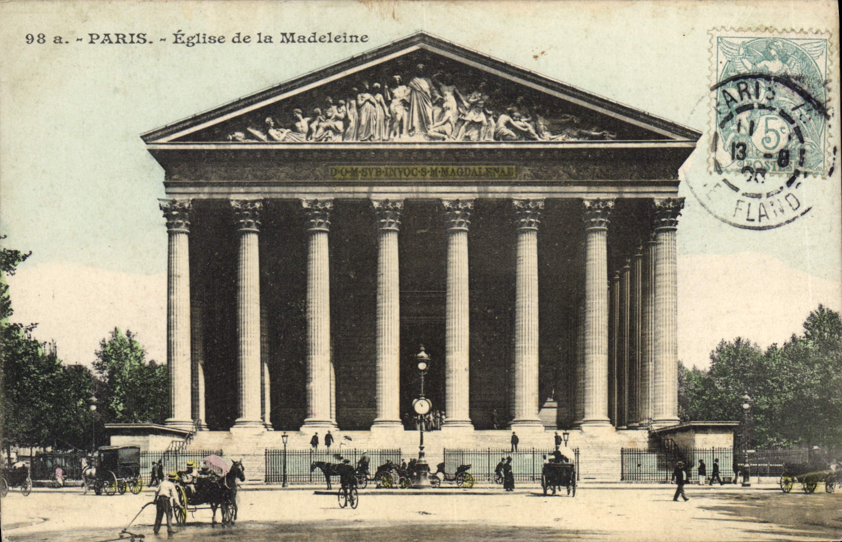 CPA Paris Eglise de la Madeleine 