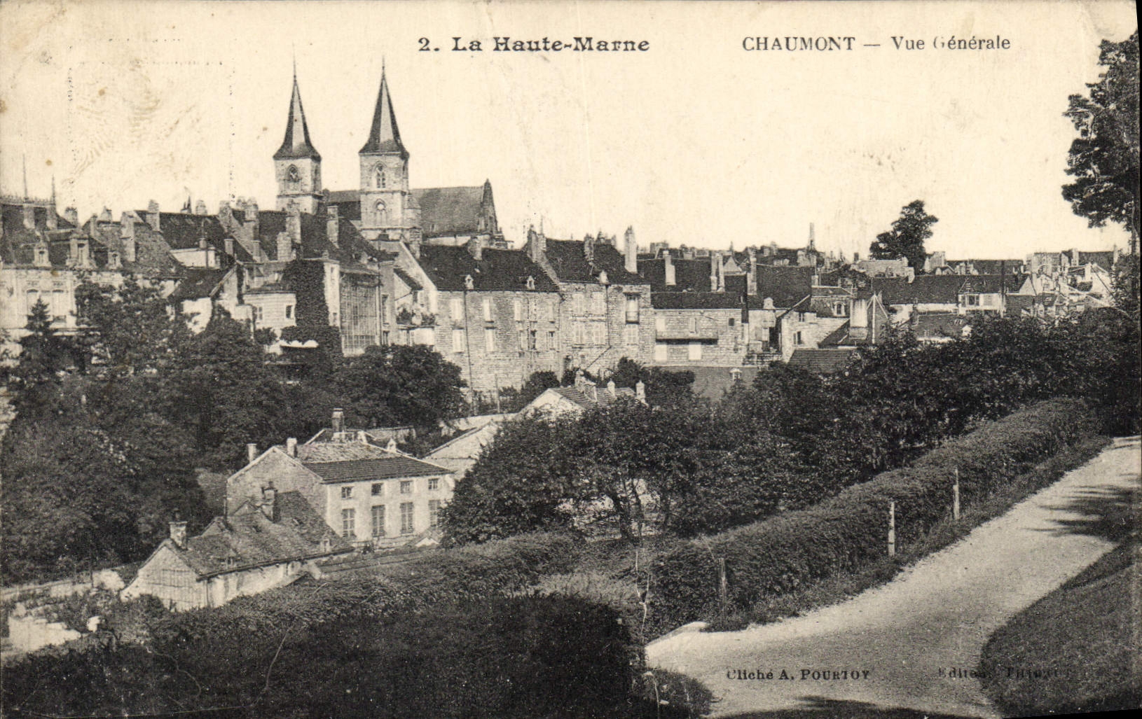 CPA La Haute Marne Chaumont Vue generale 