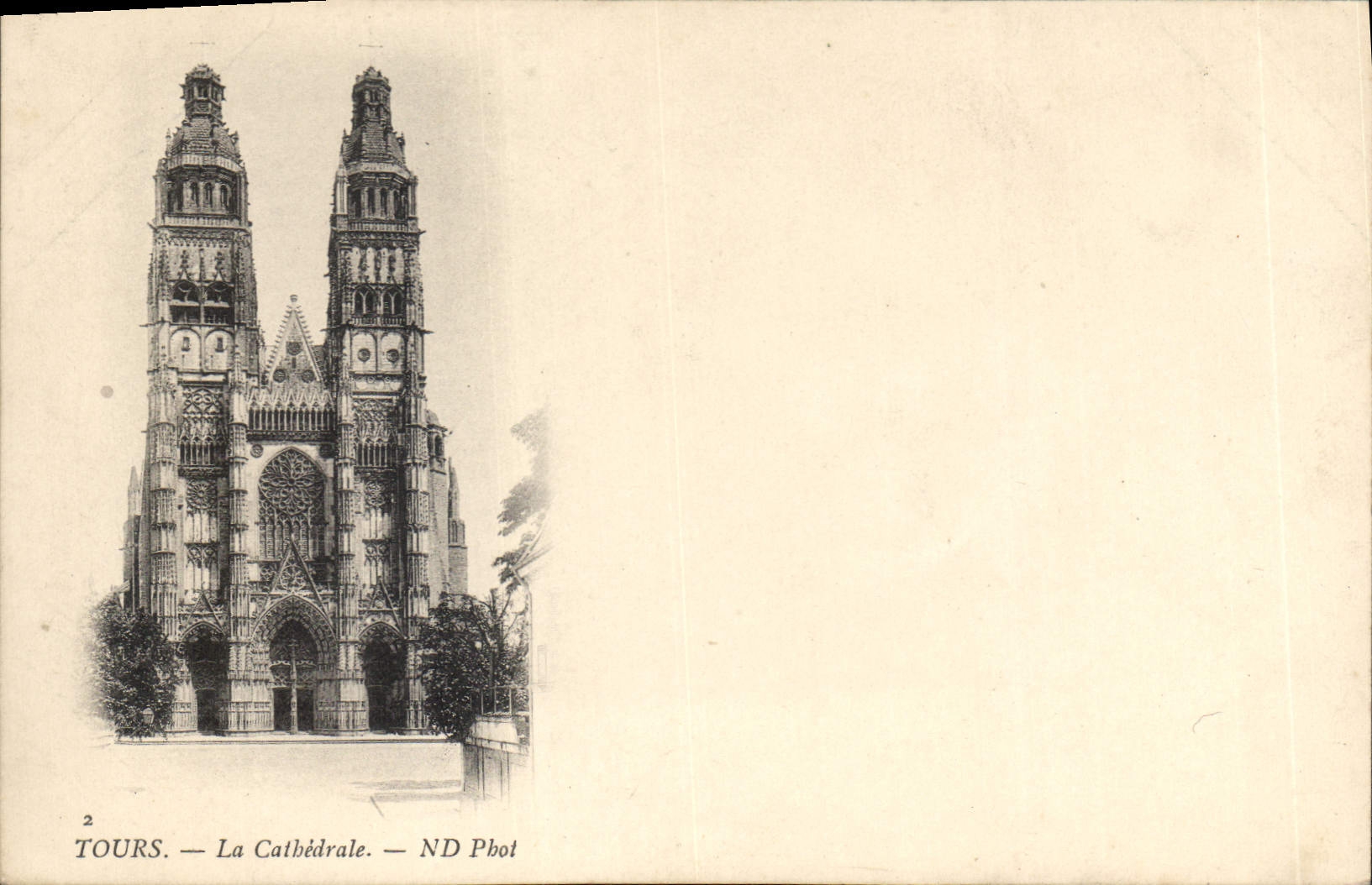 CPA Tours la Cathedrale 