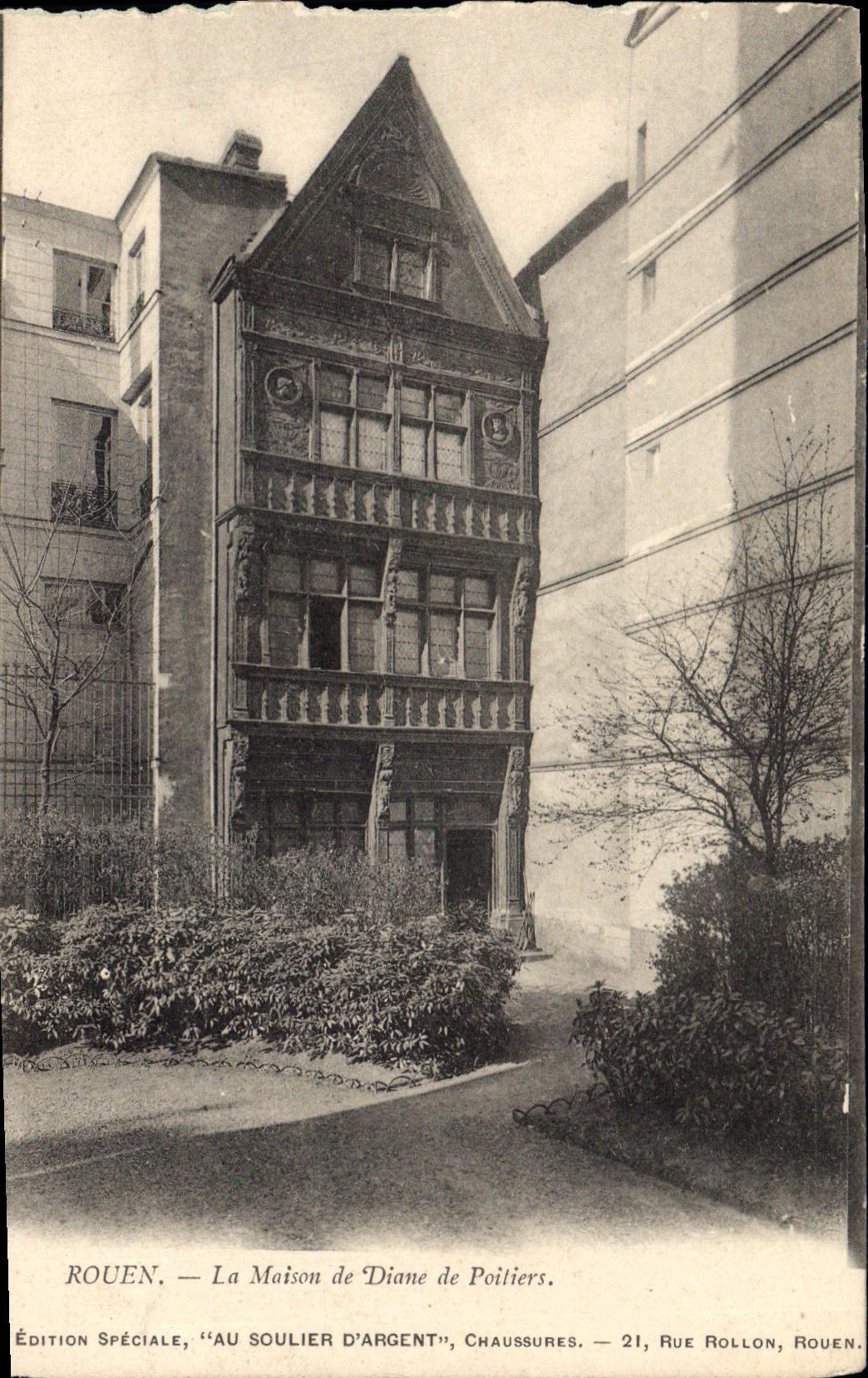 CPA Rouen La Maison de Diane de Poitiers 
