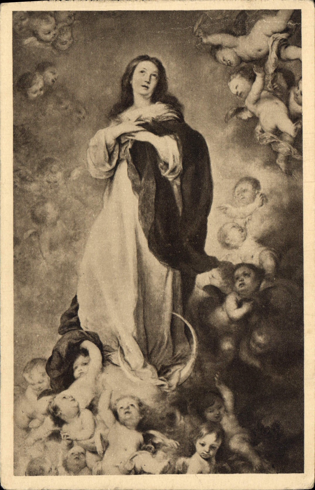 CPA Musee du Louvre Murillo L'Immaculee Conception 