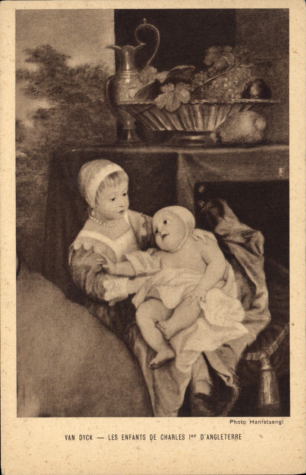 CPA Van Dyck les Enfants de Charles I D'Angleterre 