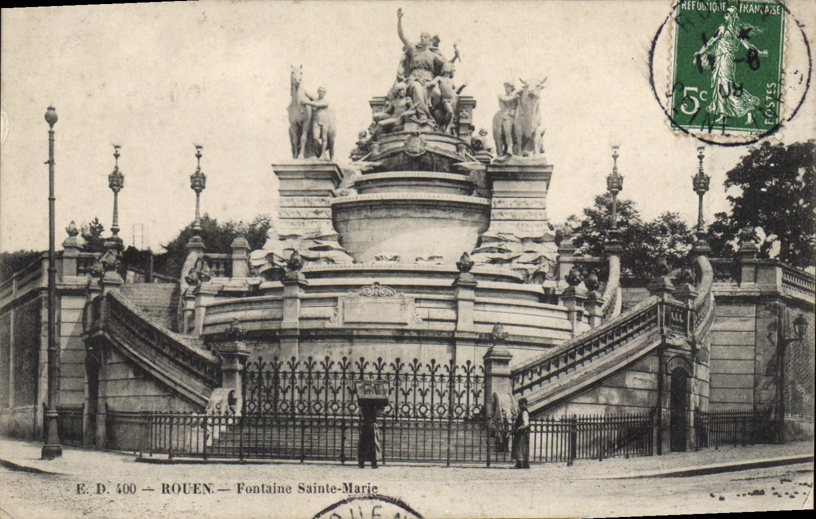 CPA Rouen Fontaine Sainte Marie 